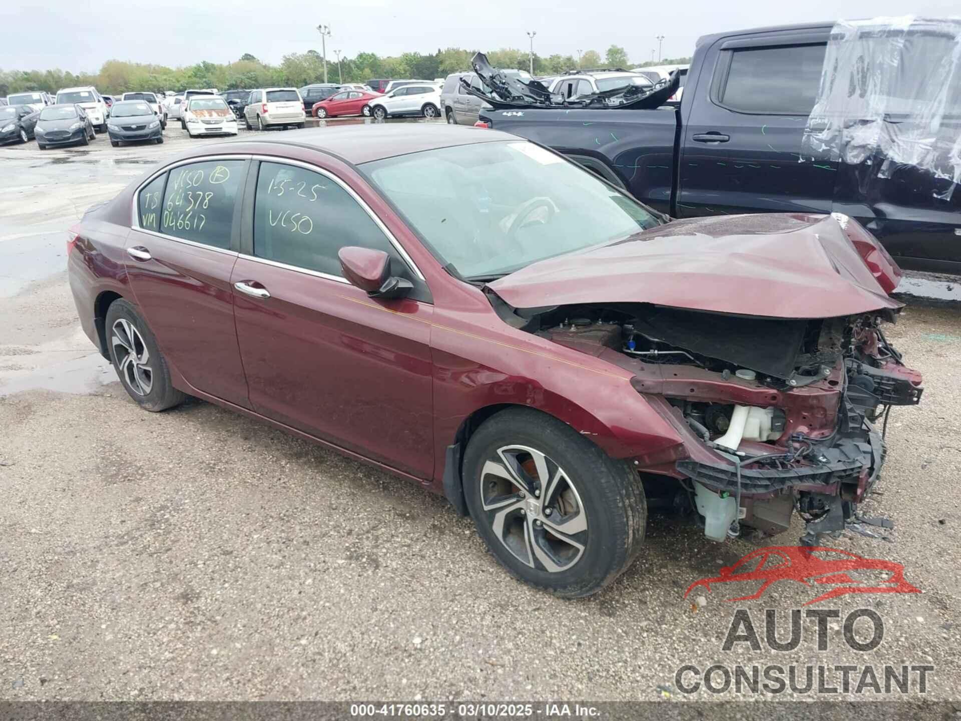 HONDA ACCORD 2016 - 1HGCR2F38GA046617