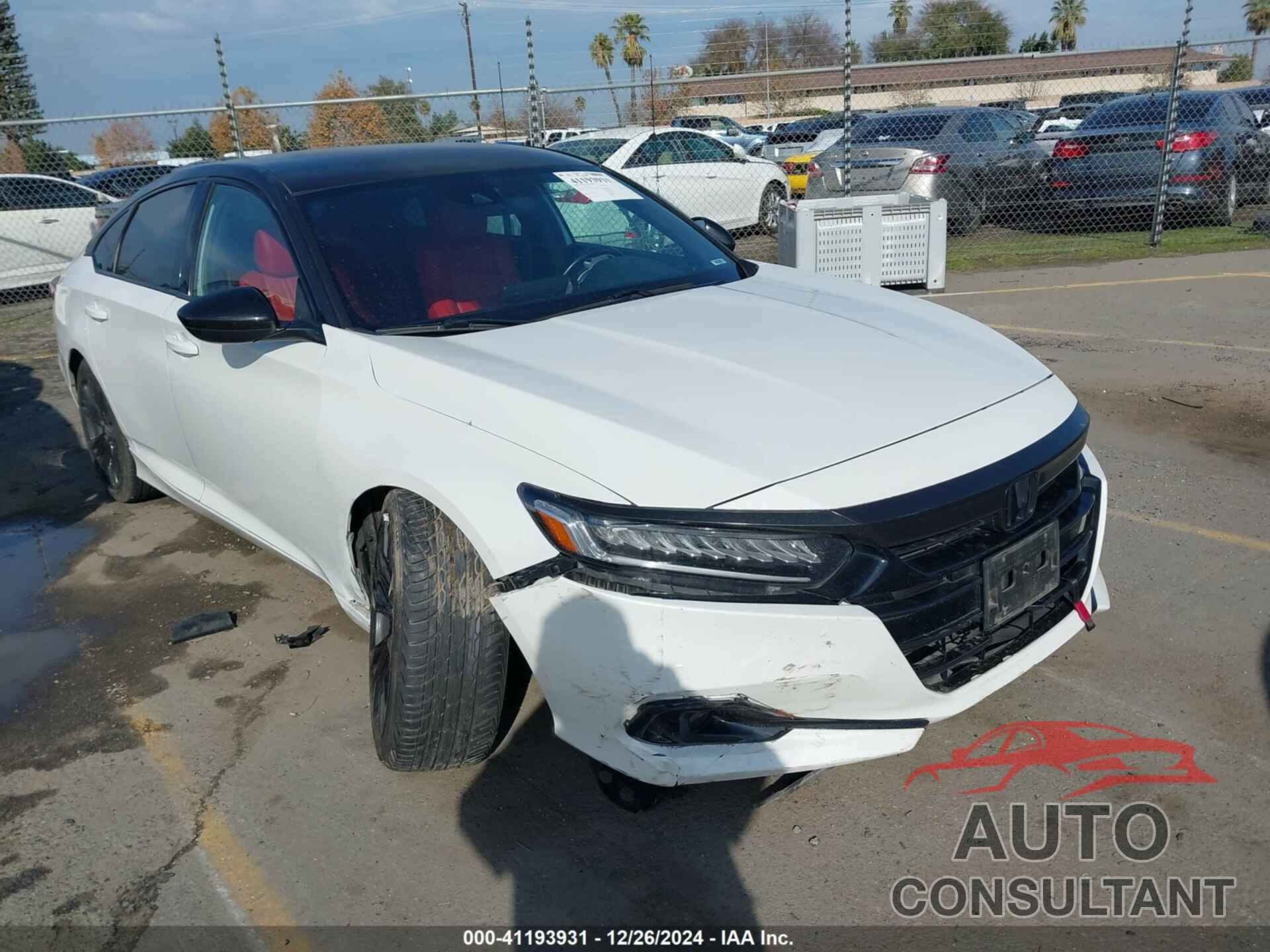 HONDA ACCORD 2021 - 1HGCV1F38MA062530