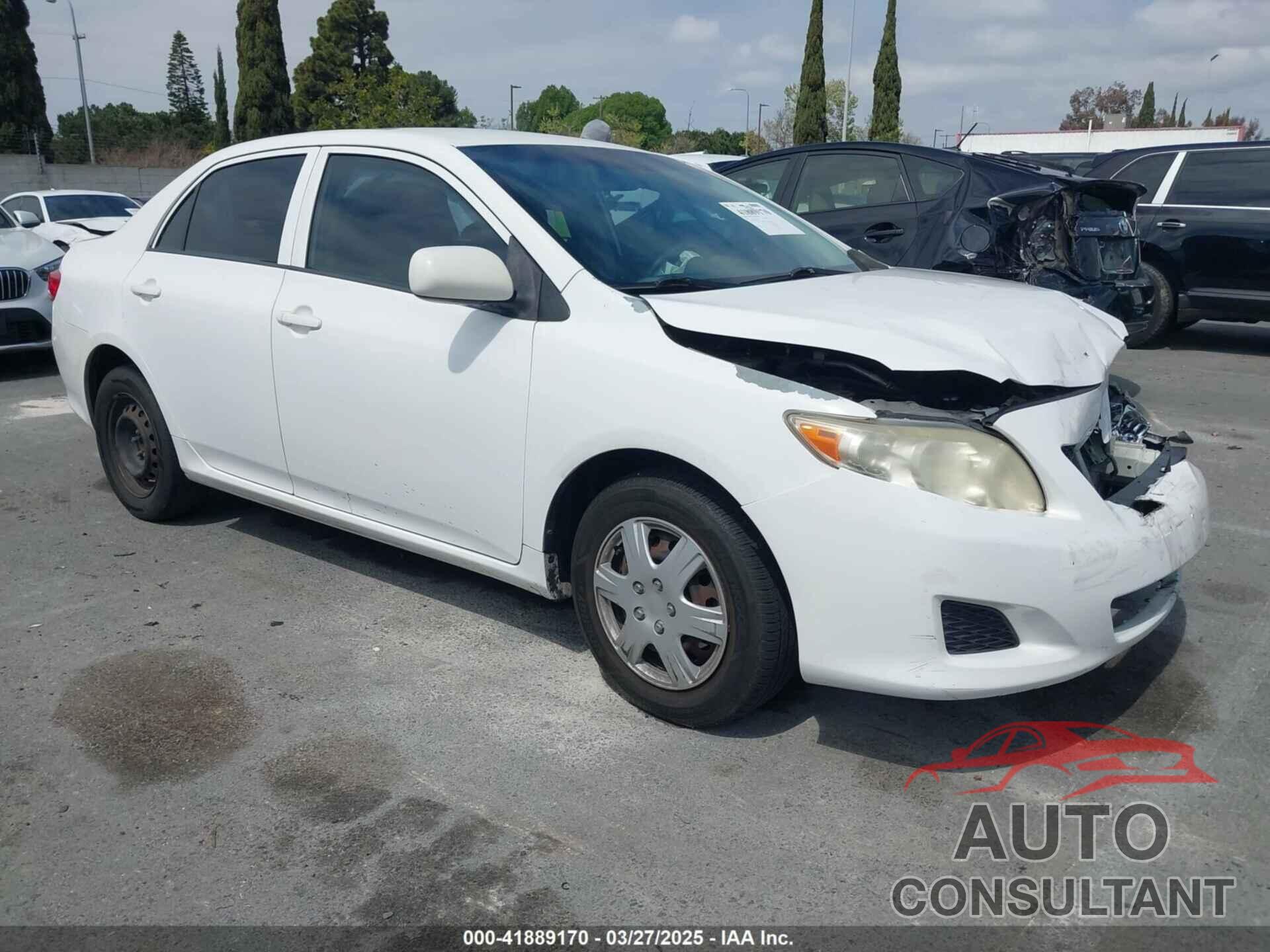 TOYOTA COROLLA 2009 - JTDBL40E09J038659