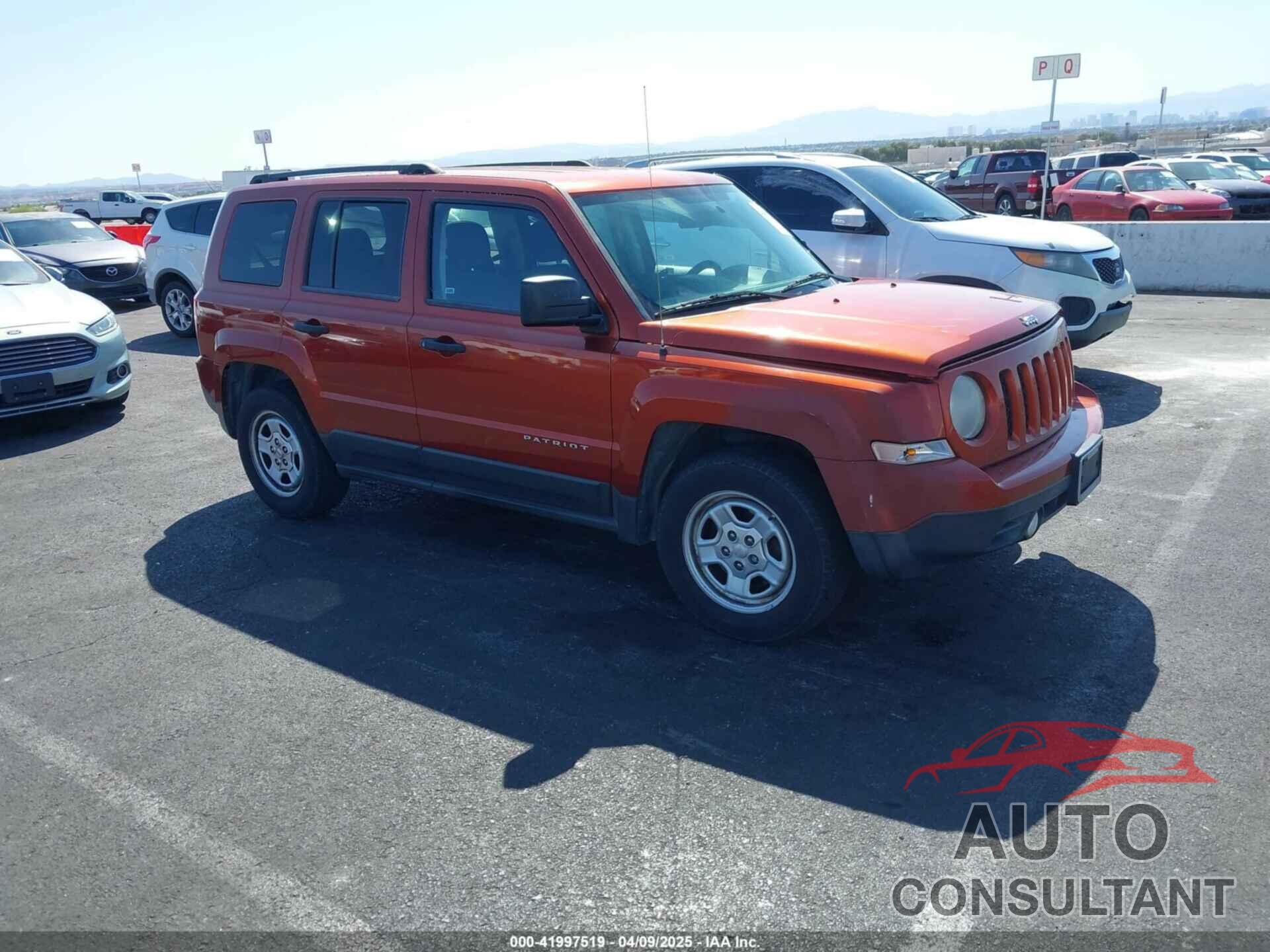 JEEP PATRIOT 2012 - 1C4NJPBA1CD601254