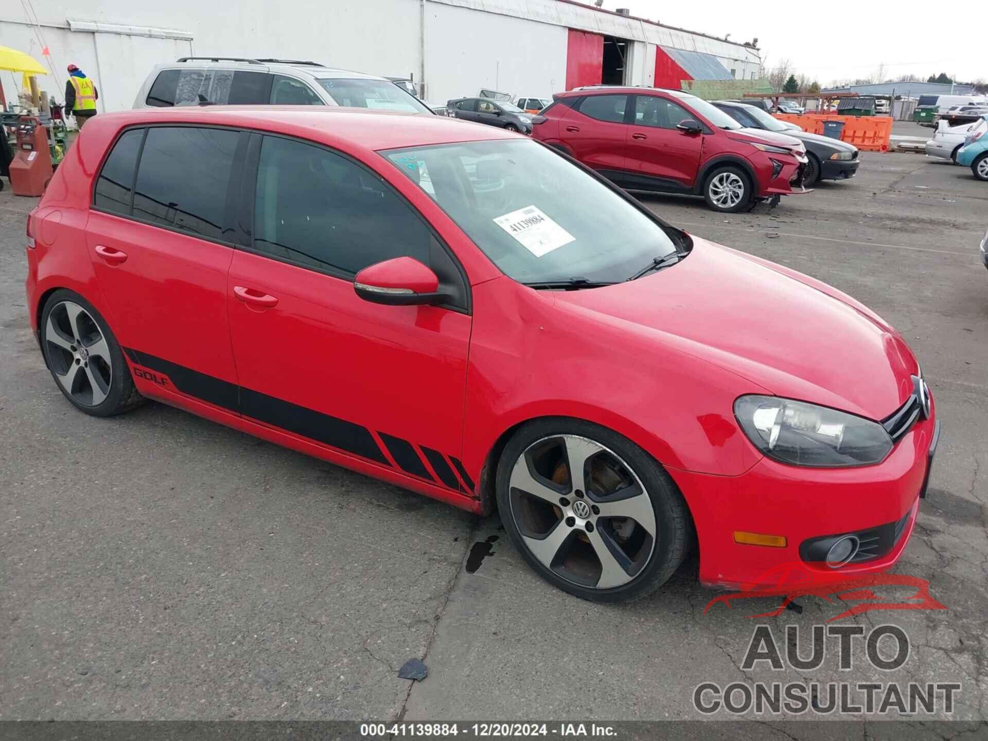 VOLKSWAGEN GOLF 2012 - WVWNM7AJ7CW023514