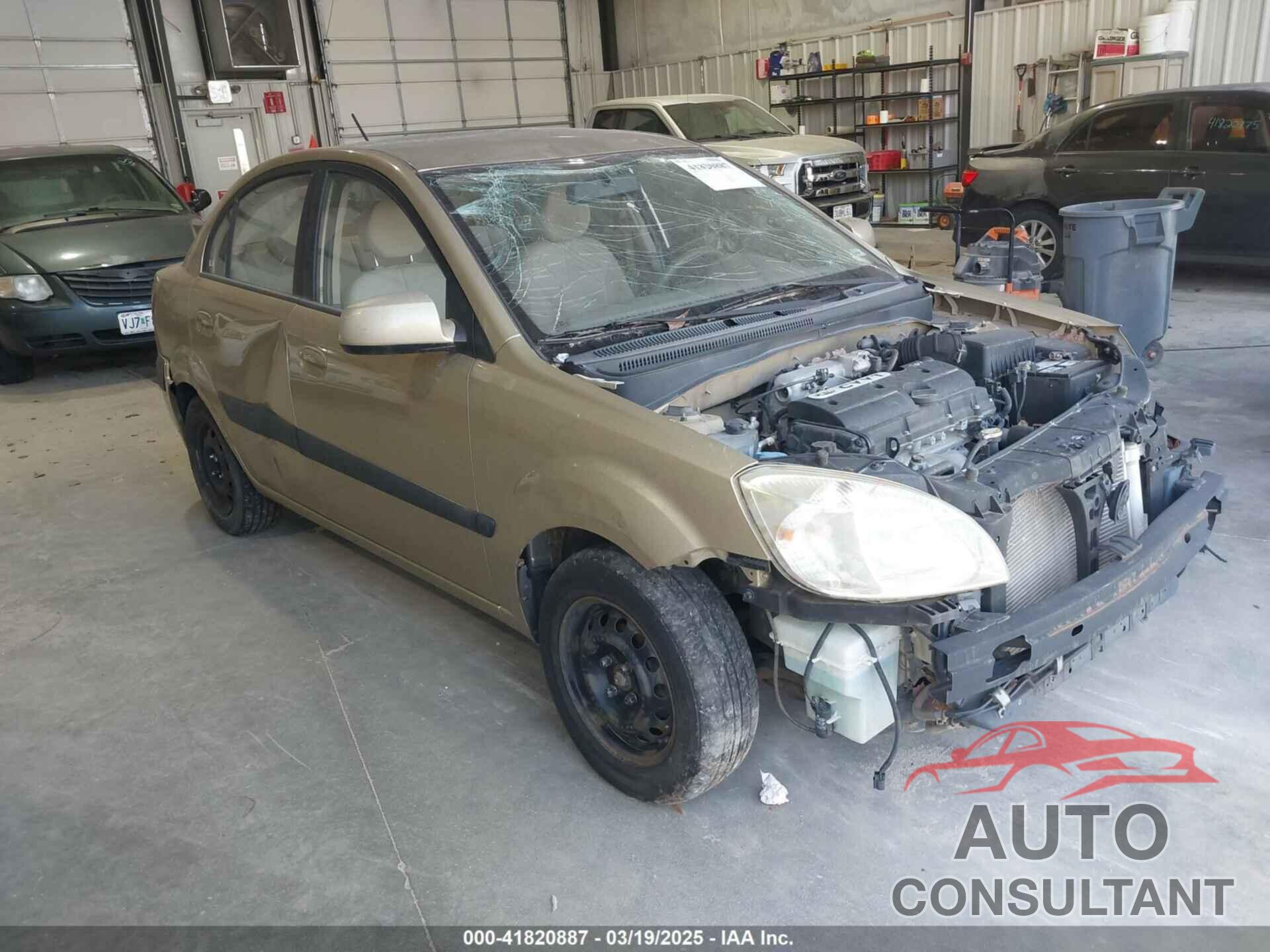 KIA RIO 2009 - KNADE223796554813