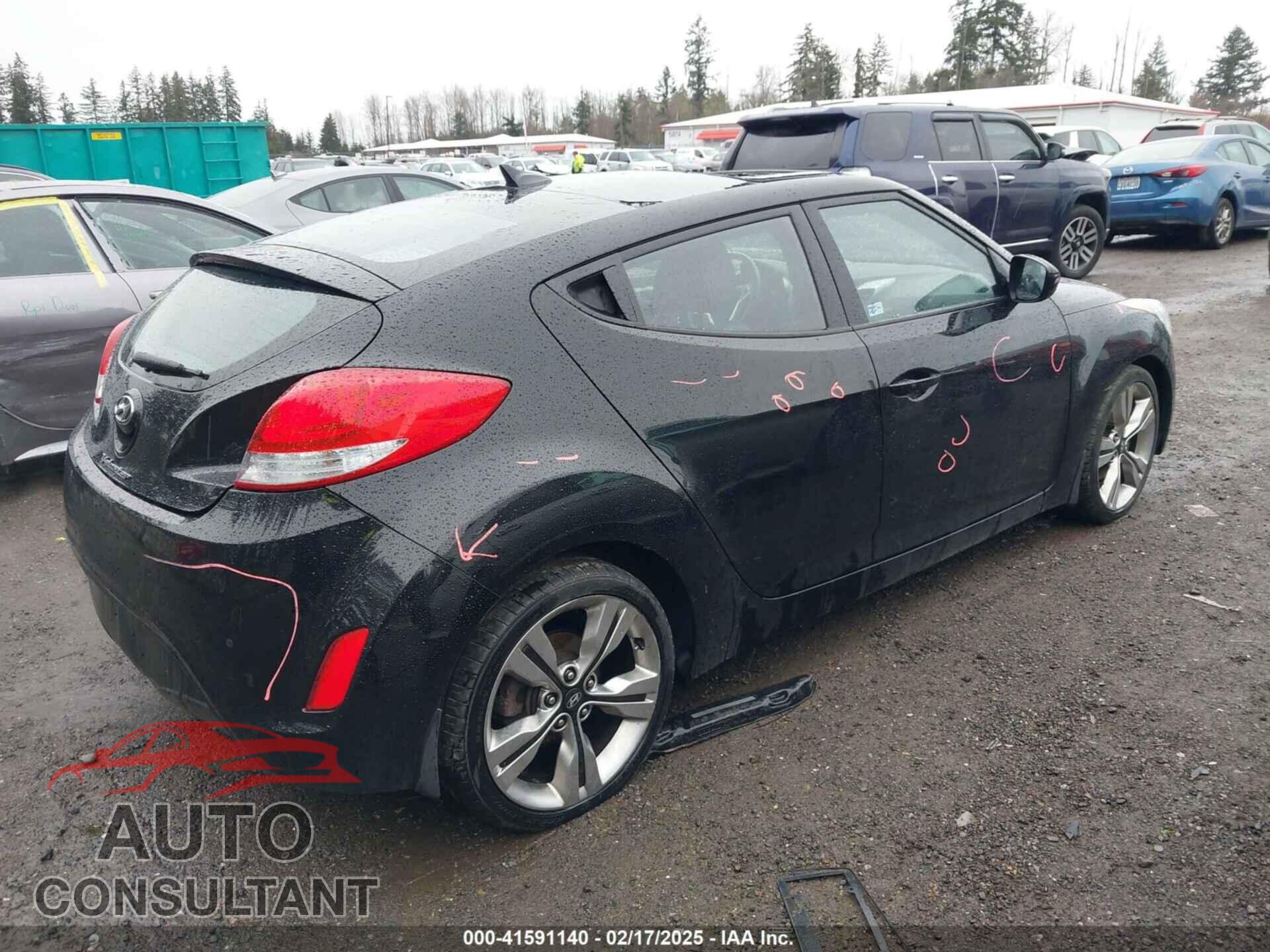 HYUNDAI VELOSTER 2013 - KMHTC6AD1DU145647