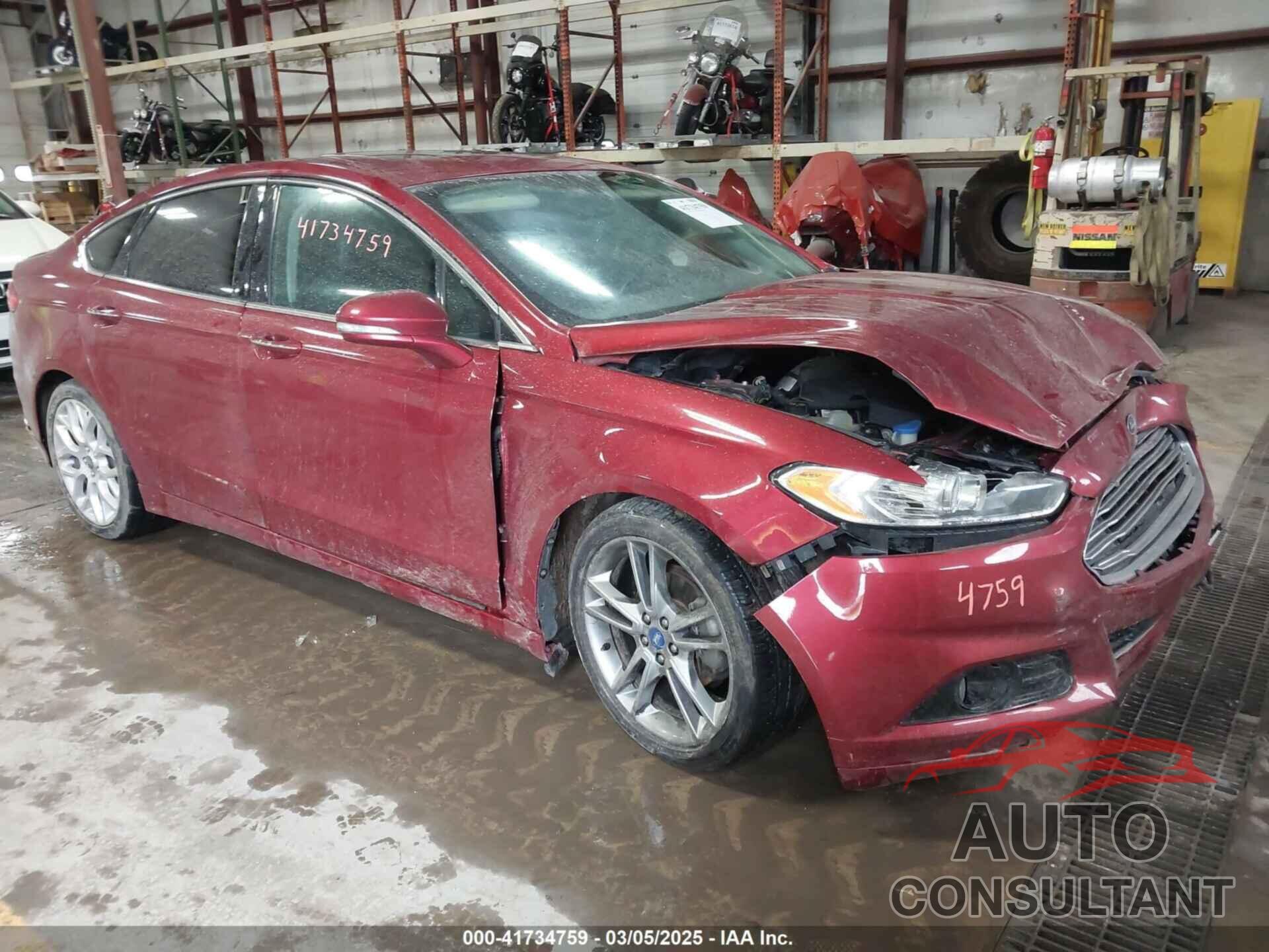 FORD FUSION 2013 - 3FA6P0K98DR169020