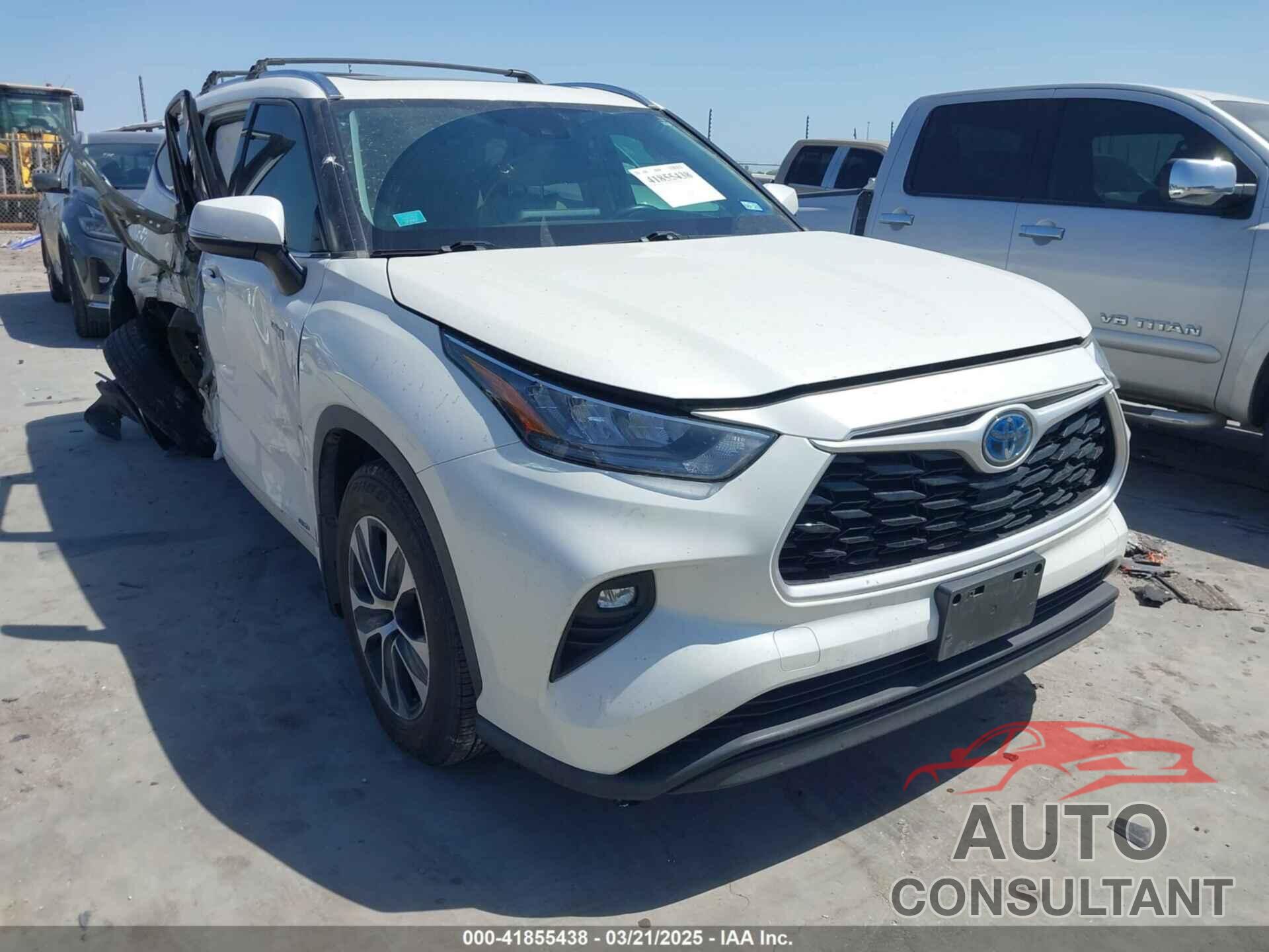 TOYOTA HIGHLANDER 2020 - 5TDGBRCH6LS504570