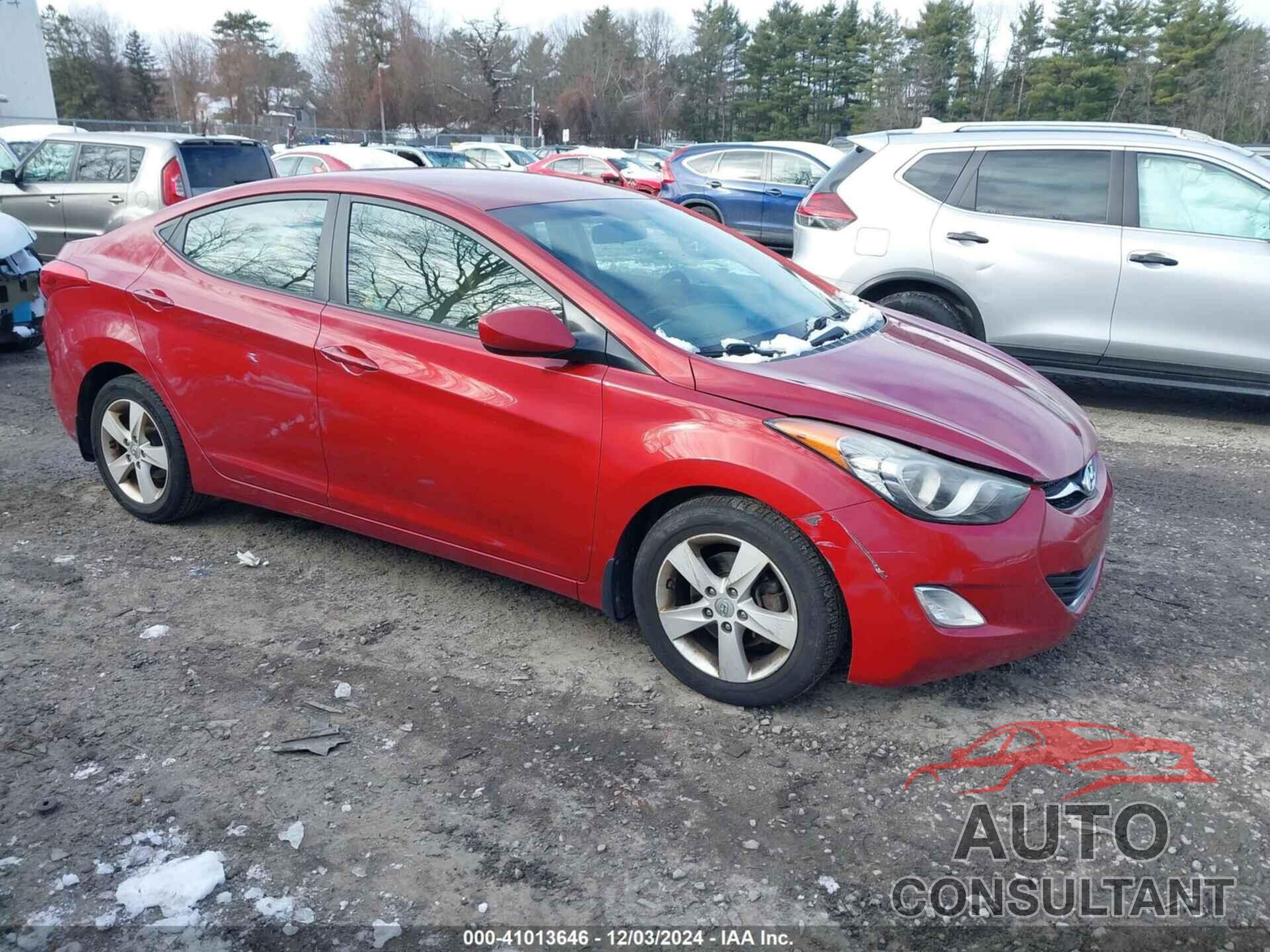 HYUNDAI ELANTRA 2013 - KMHDH4AE5DU578410