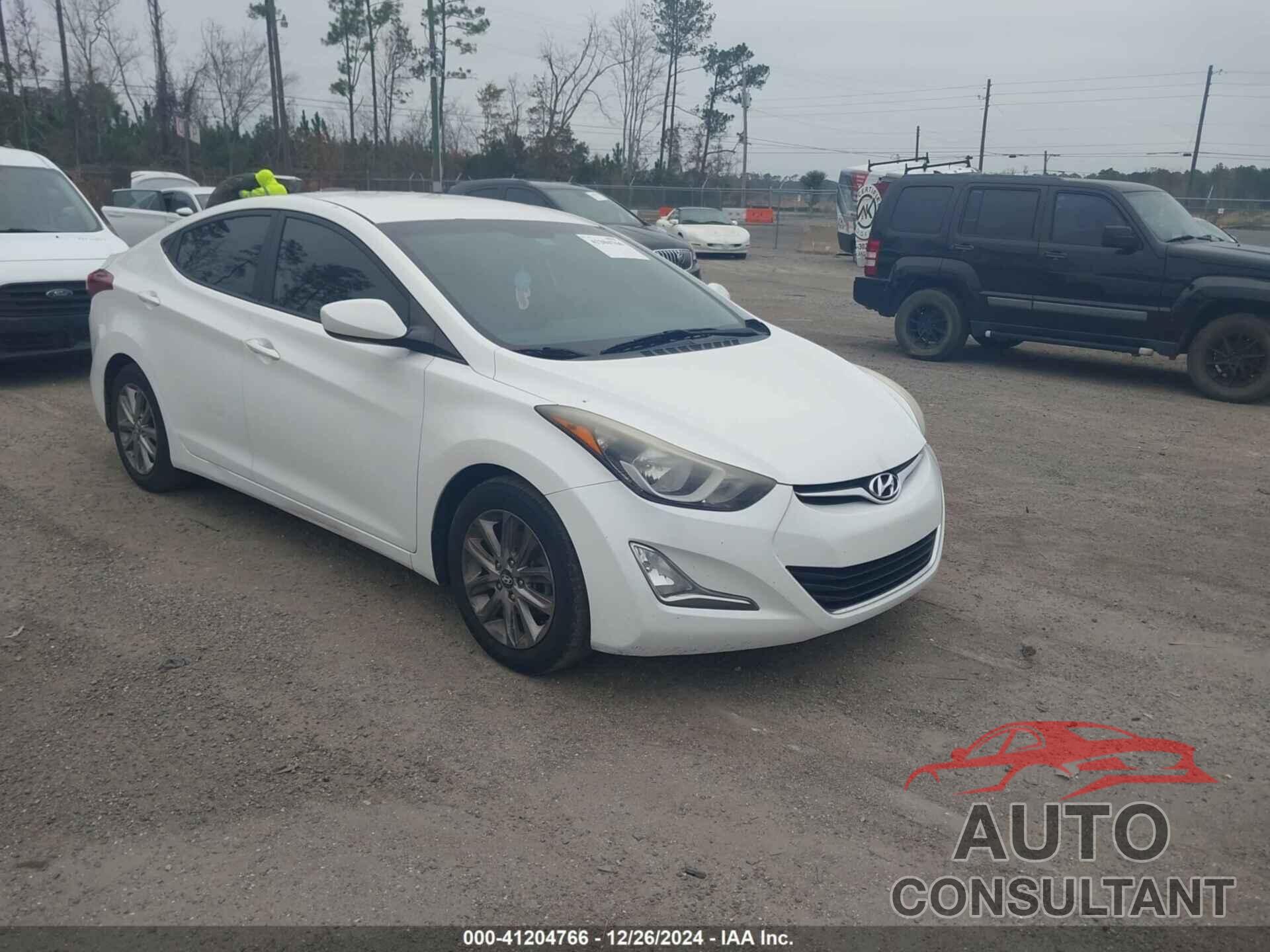 HYUNDAI ELANTRA 2014 - 5NPDH4AE6EH481569