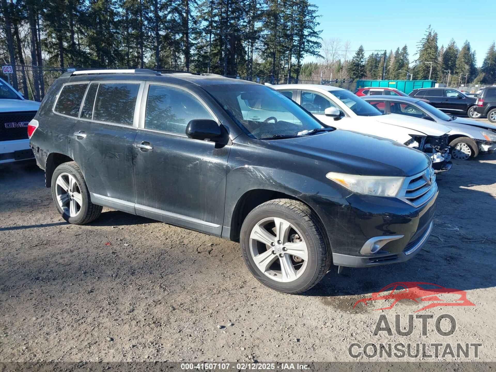 TOYOTA HIGHLANDER 2013 - 5TDDK3EH4DS213595