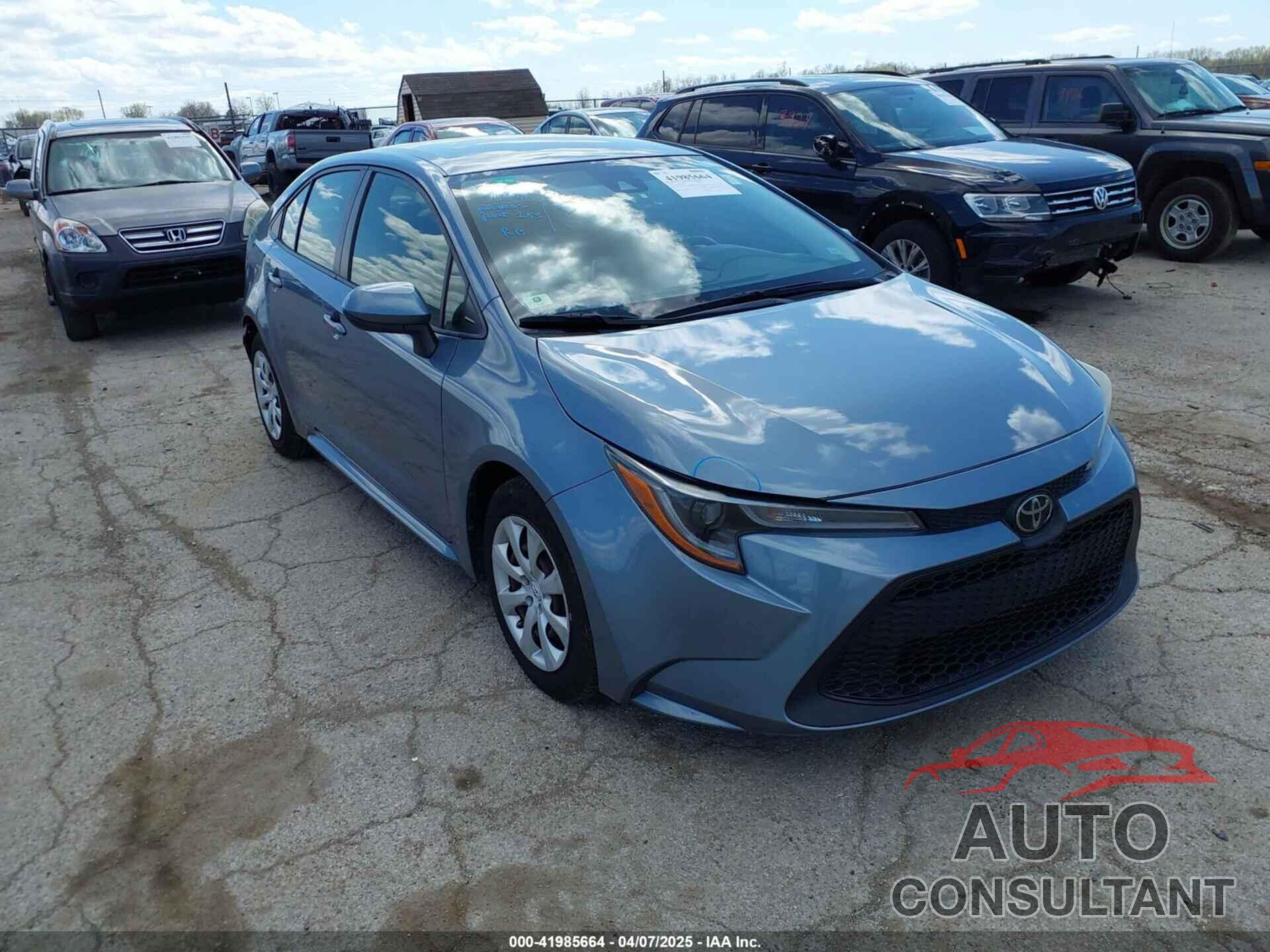TOYOTA COROLLA 2020 - JTDEPRAE0LJ070323