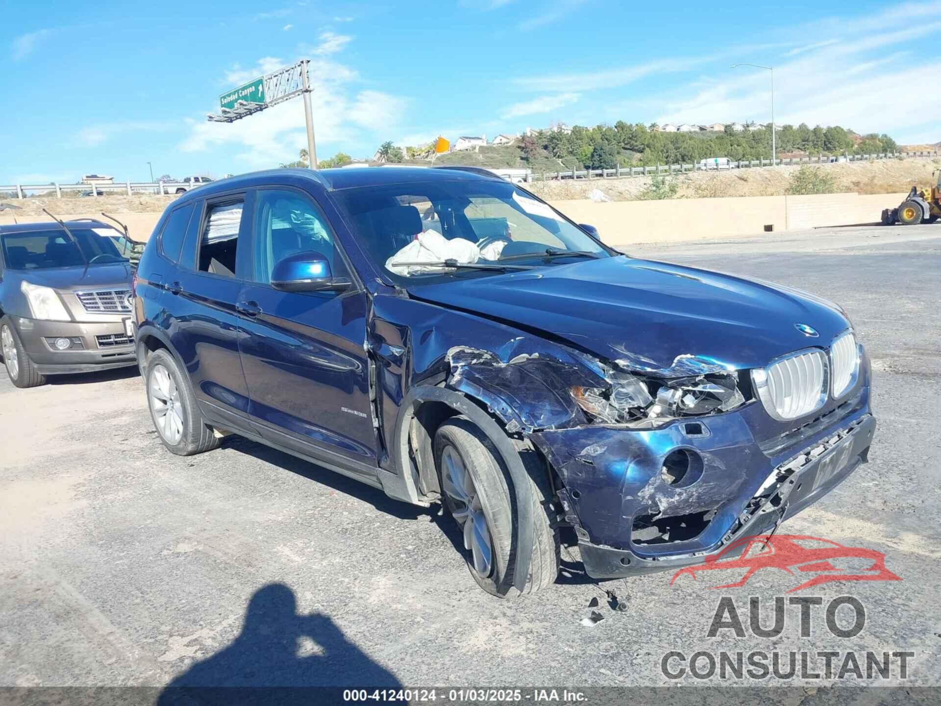 BMW X3 2017 - 5UXWZ7C59H0U47212