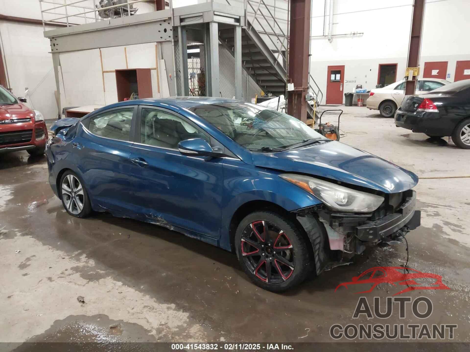 HYUNDAI ELANTRA 2014 - KMHDH4AH7EU156781