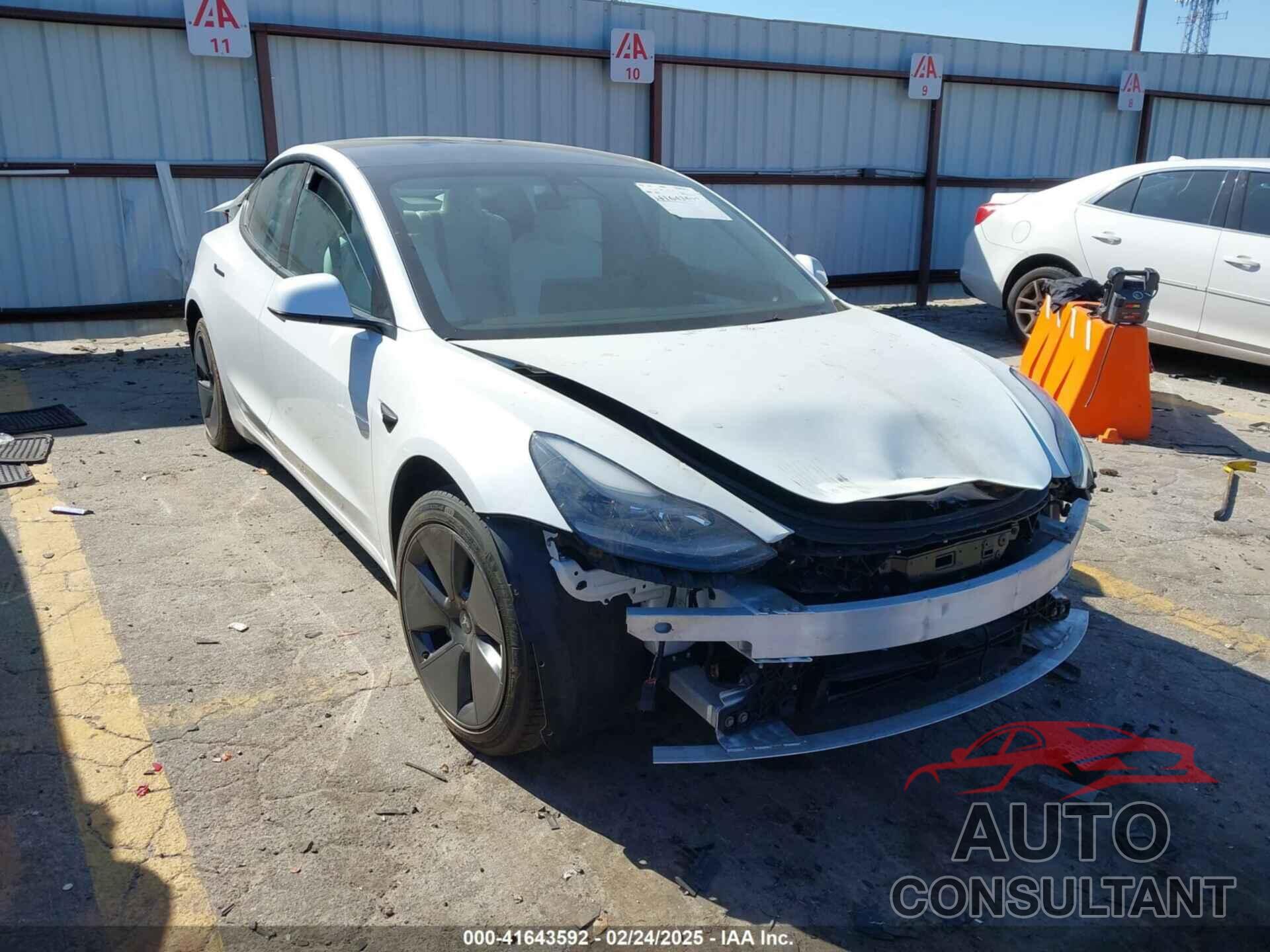 TESLA MODEL 3 2022 - 5YJ3E1EA7NF103513