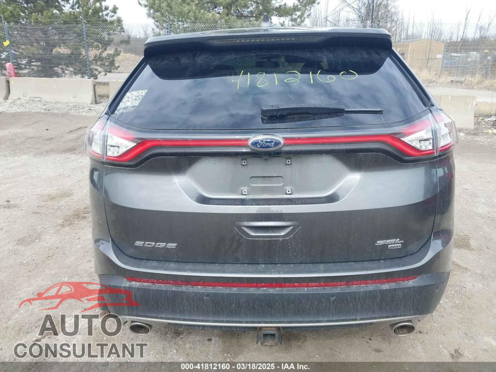 FORD EDGE 2017 - 2FMPK4J80HBB87332