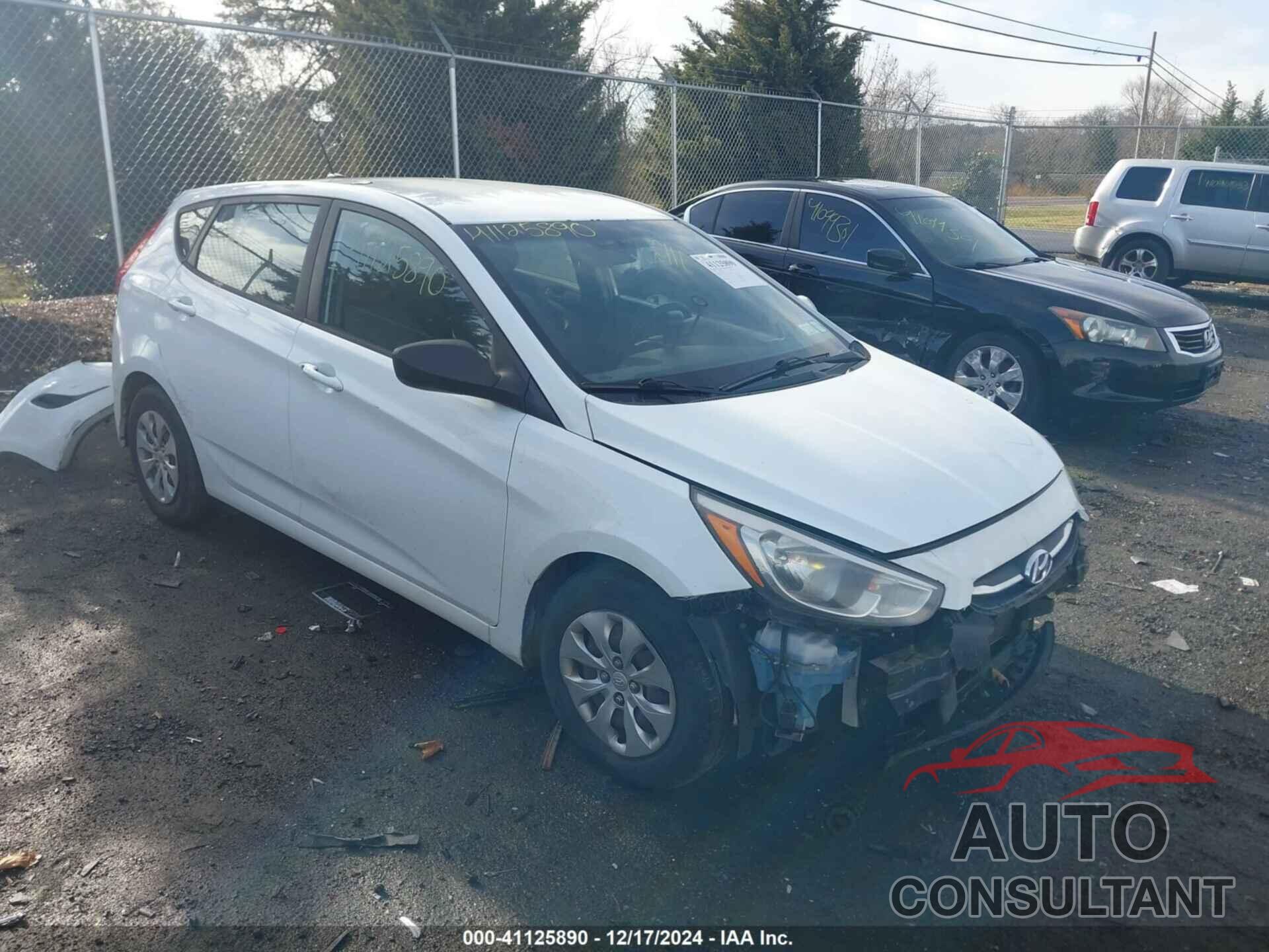 HYUNDAI ACCENT 2015 - KMHCT5AE4FU208245