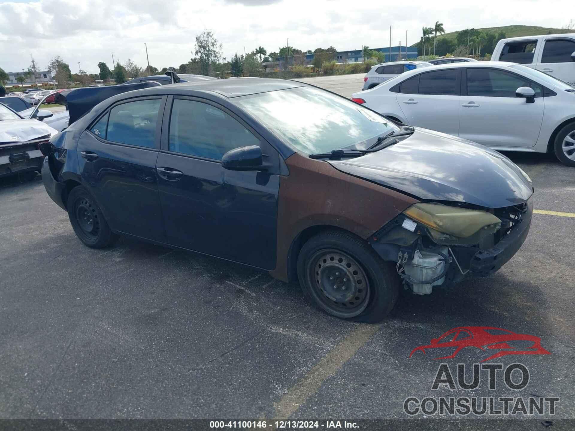 TOYOTA COROLLA 2017 - 2T1BURHE2HC844950