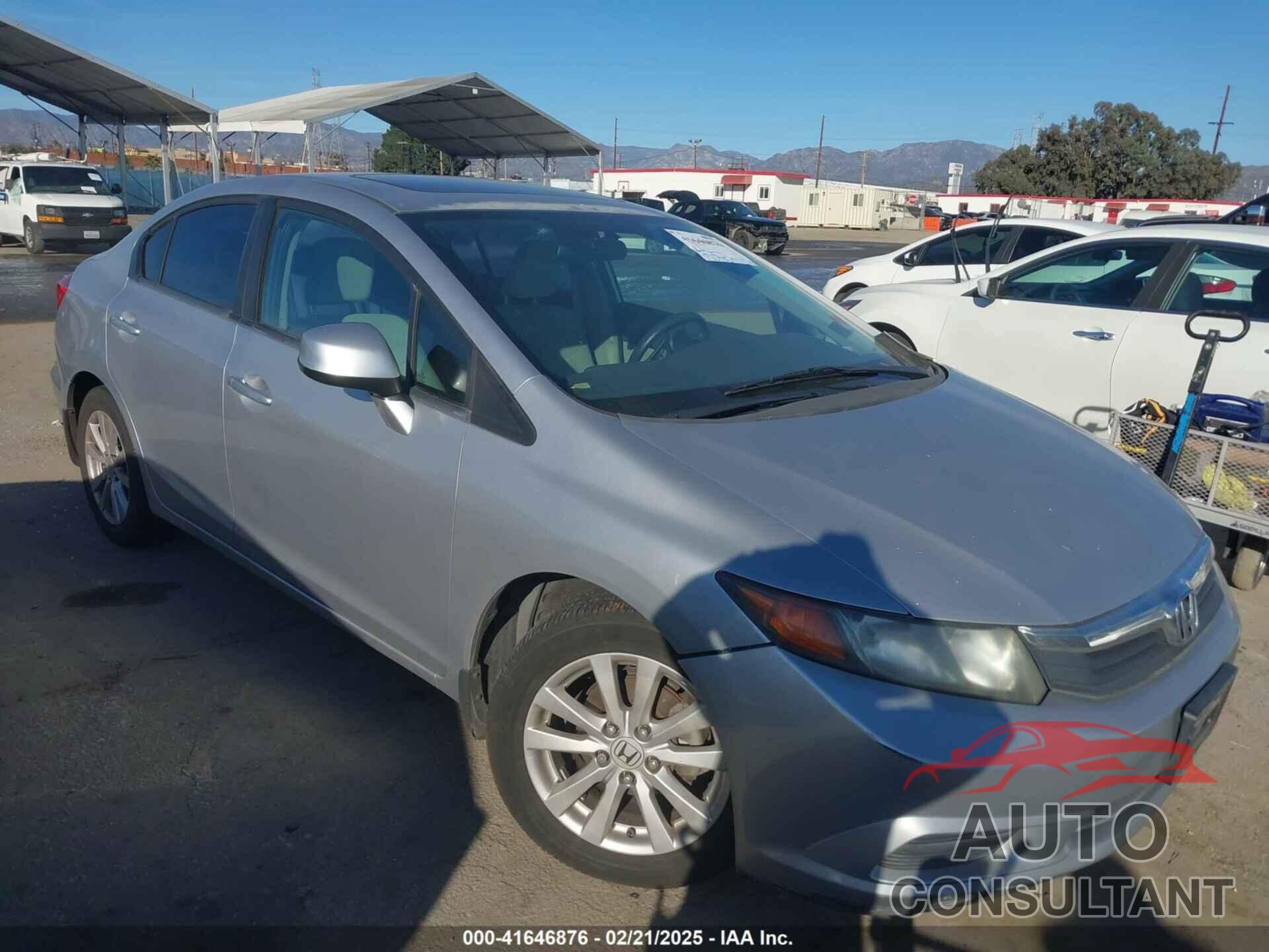 HONDA CIVIC 2012 - 19XFB2F87CE335958