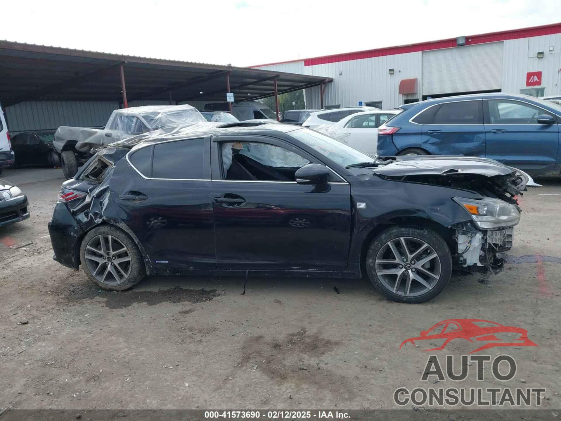 LEXUS CT 200H 2017 - JTHKD5BH6H2291891