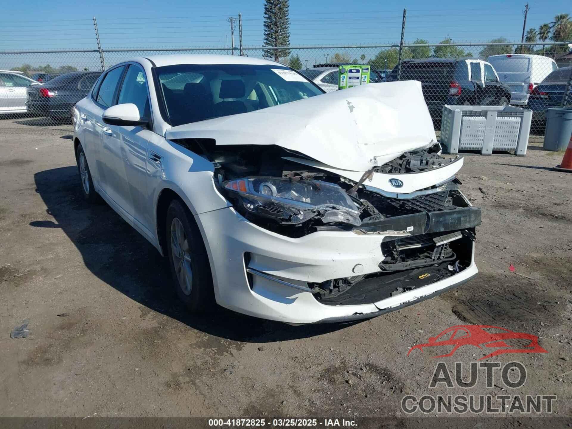 KIA OPTIMA 2016 - KNAGT4L3XG5105058