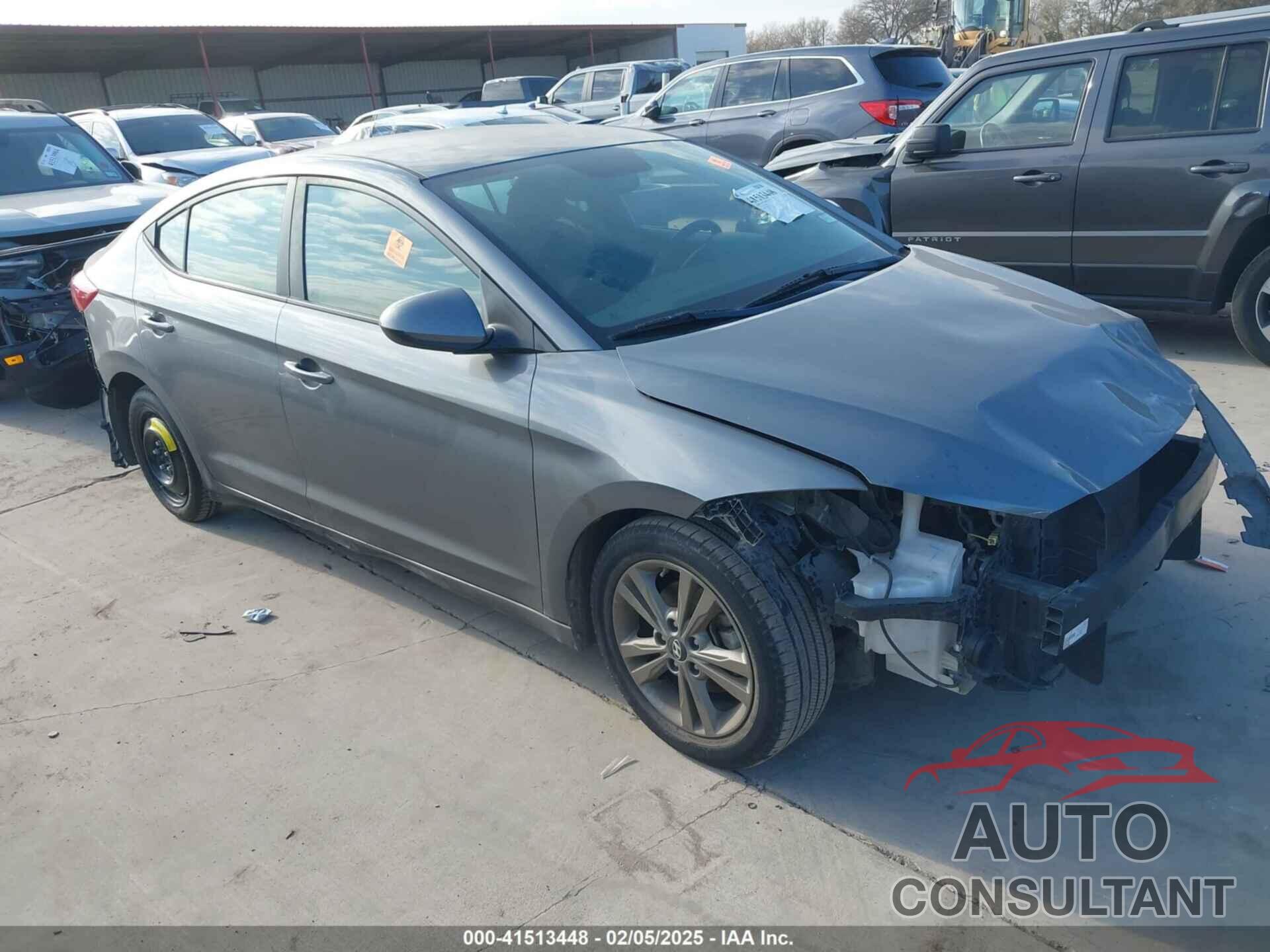 HYUNDAI ELANTRA 2018 - 5NPD84LF5JH355560