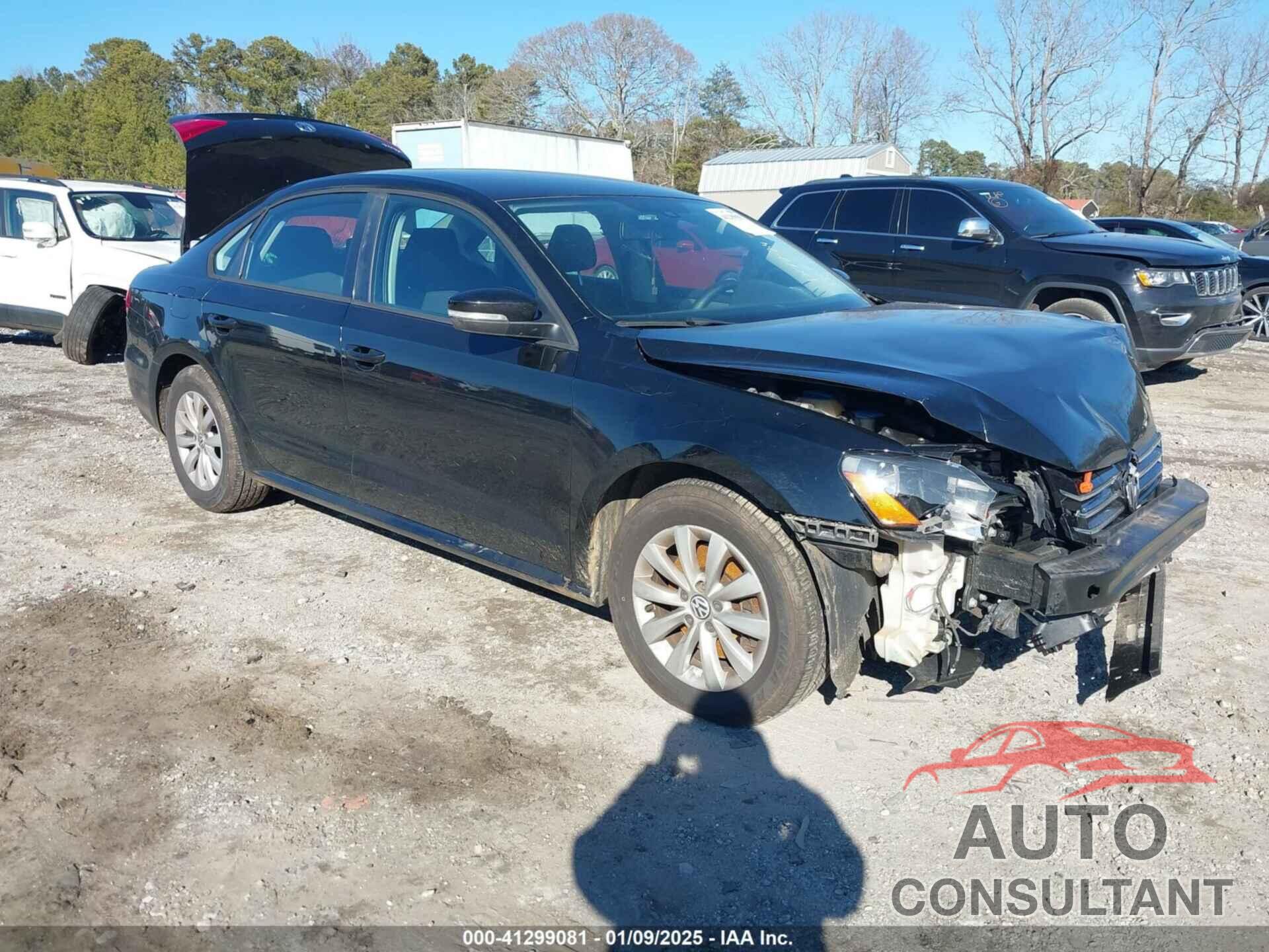 VOLKSWAGEN PASSAT 2013 - 1VWAH7A30DC073417