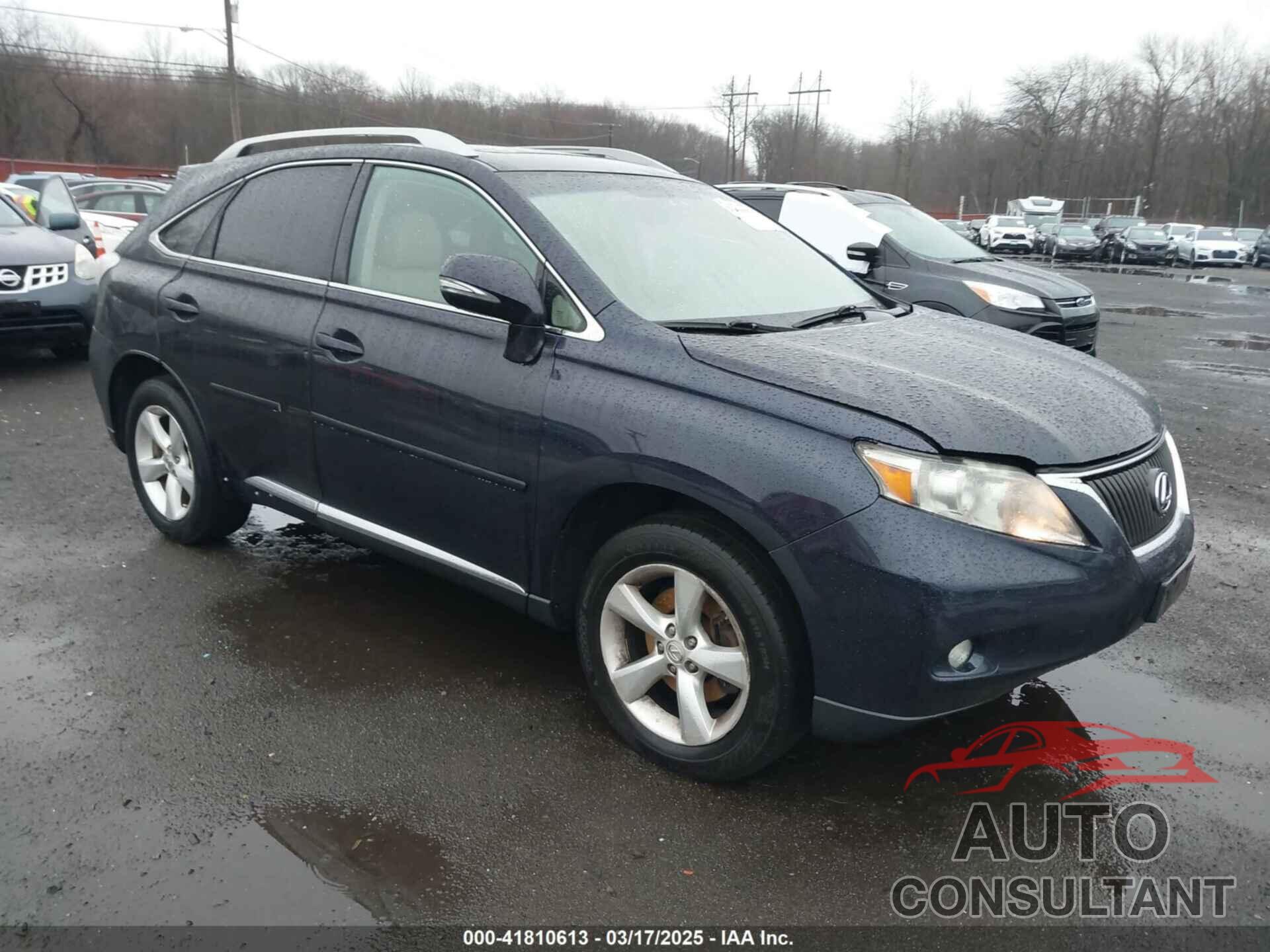 LEXUS RX 350 2010 - 2T2ZK1BA2AC011758