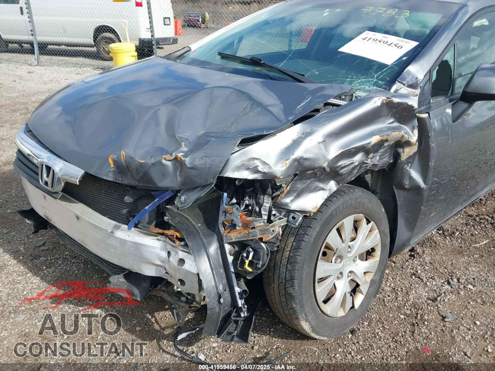 HONDA CIVIC 2012 - 19XFB2F55CE007783