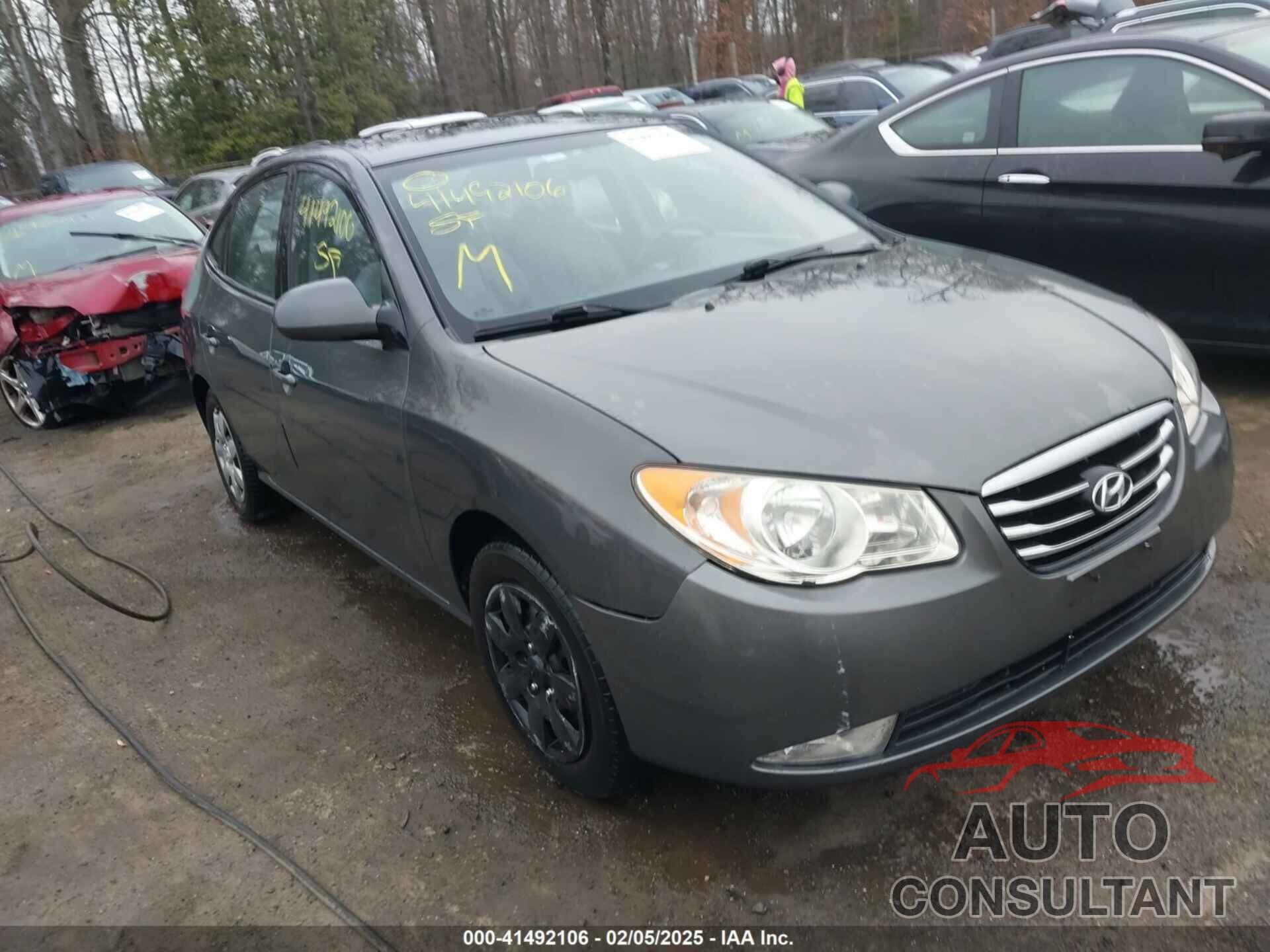 HYUNDAI ELANTRA 2009 - KMHDU46D29U655222