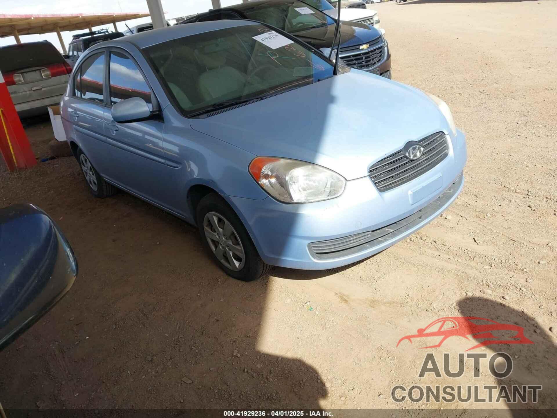 HYUNDAI ACCENT 2011 - KMHCN4AC6BU620843