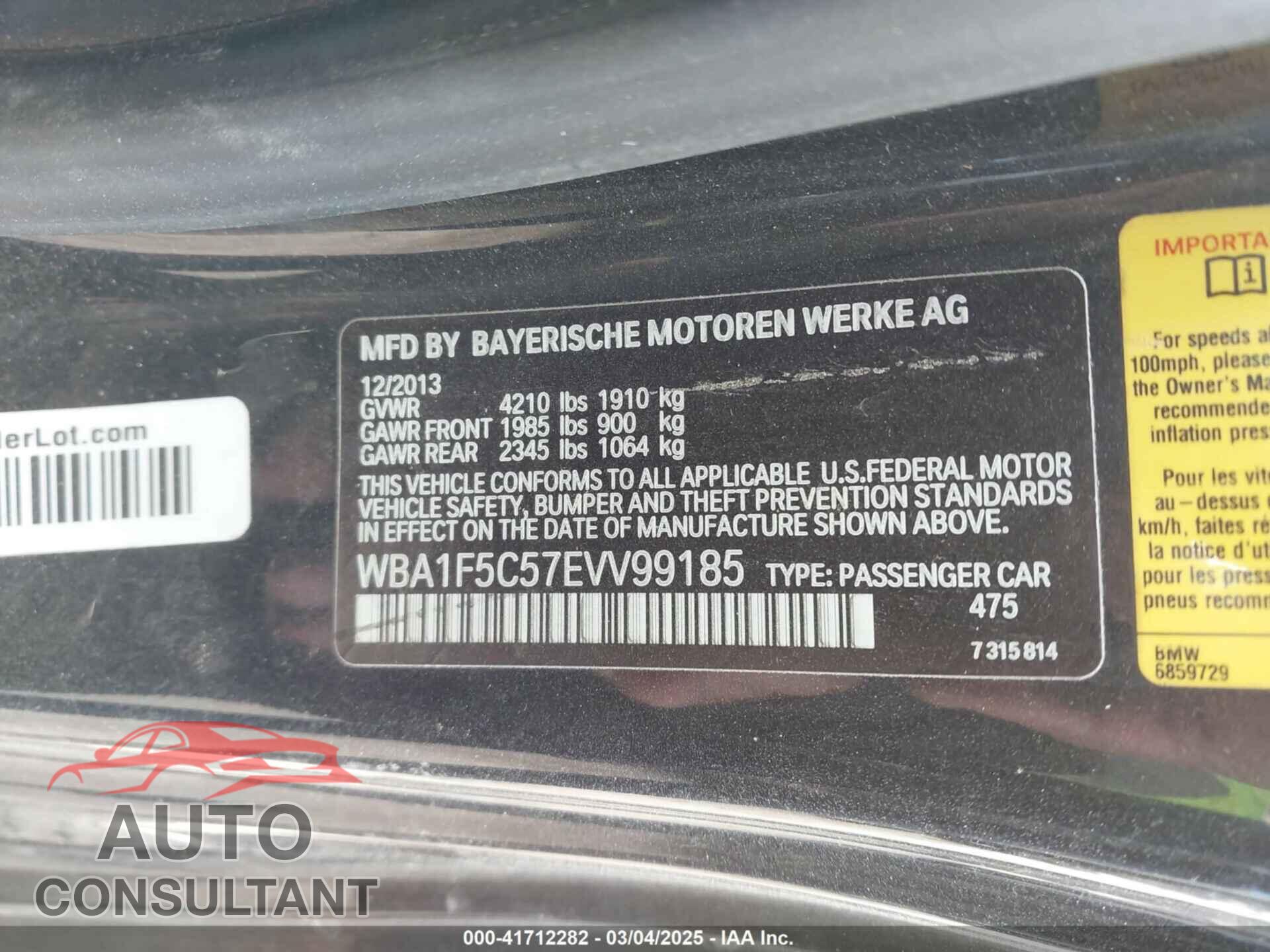 BMW 228I 2014 - WBA1F5C57EVV99185