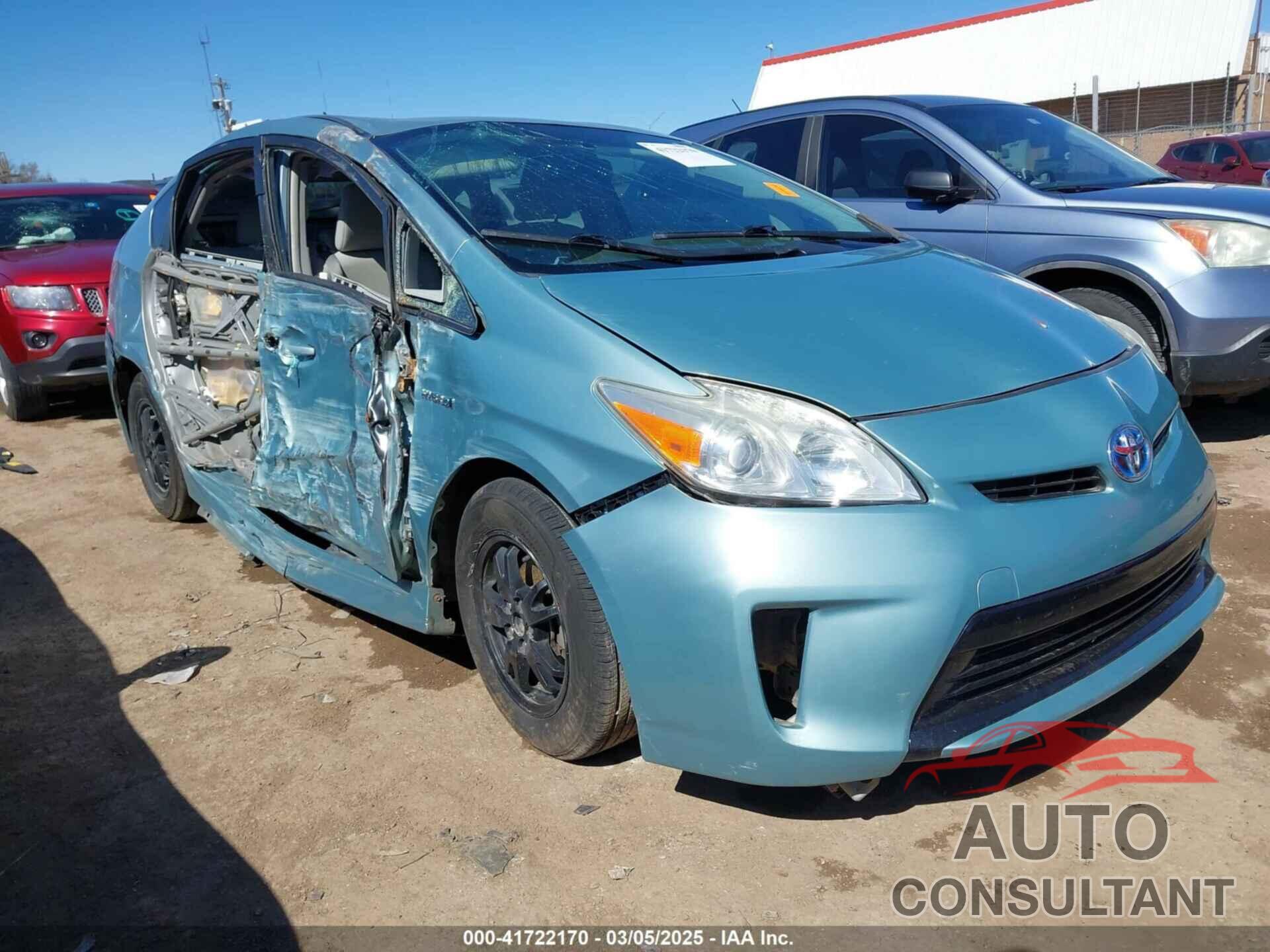 TOYOTA PRIUS 2012 - JTDKN3DU2C1583355