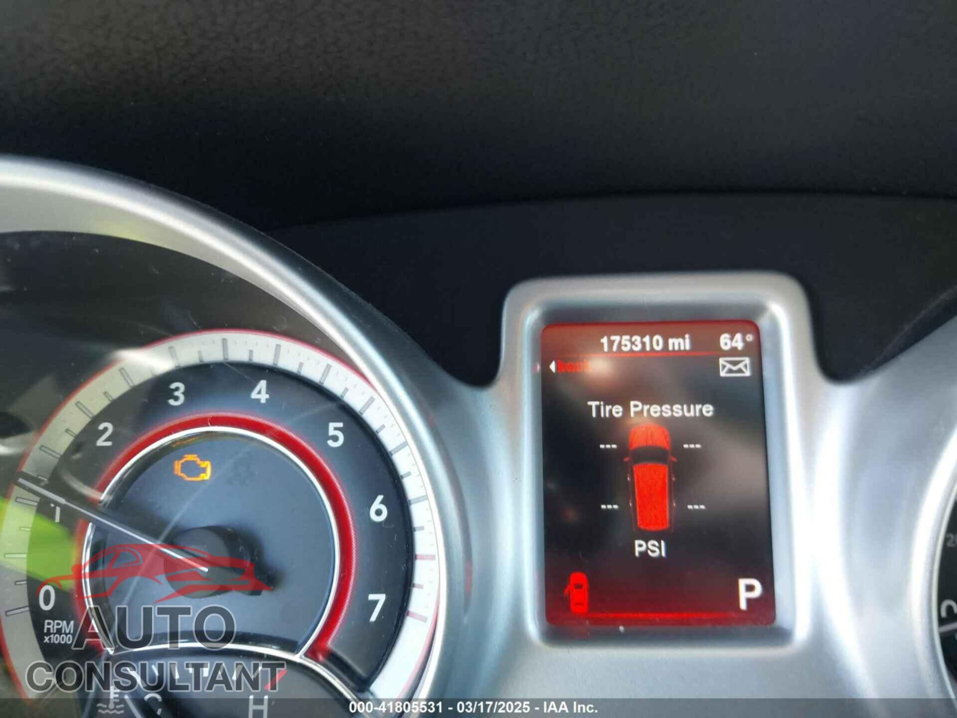 DODGE JOURNEY 2014 - 3C4PDCAB4ET103534