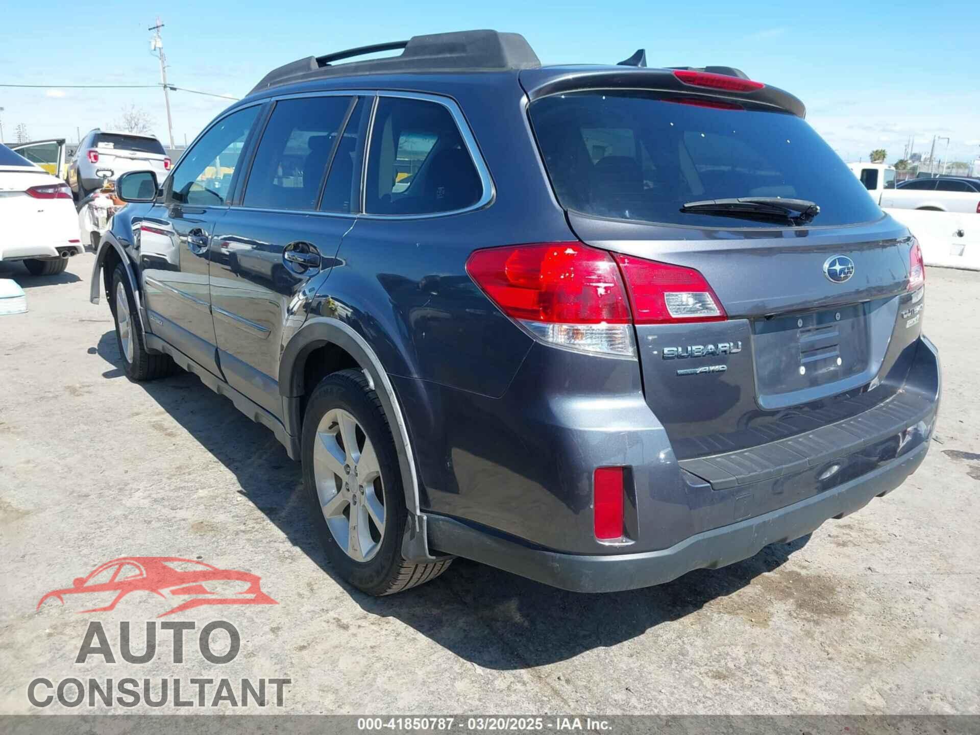 SUBARU OUTBACK 2014 - 4S4BRBDC7E3277499