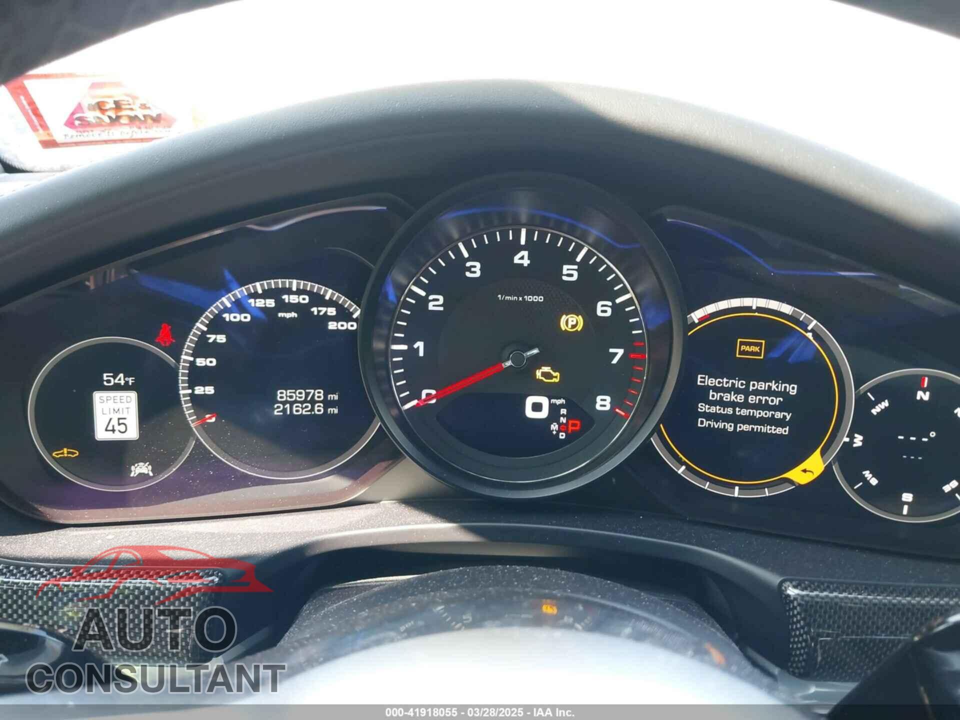 PORSCHE PANAMERA 2017 - WP0AB2A73HL120861