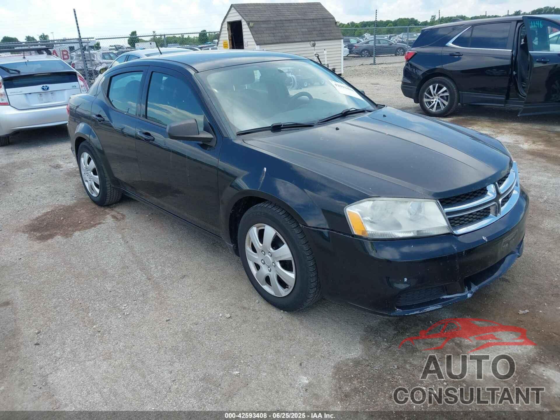 DODGE AVENGER 2013 - 1C3CDZAB6DN517919