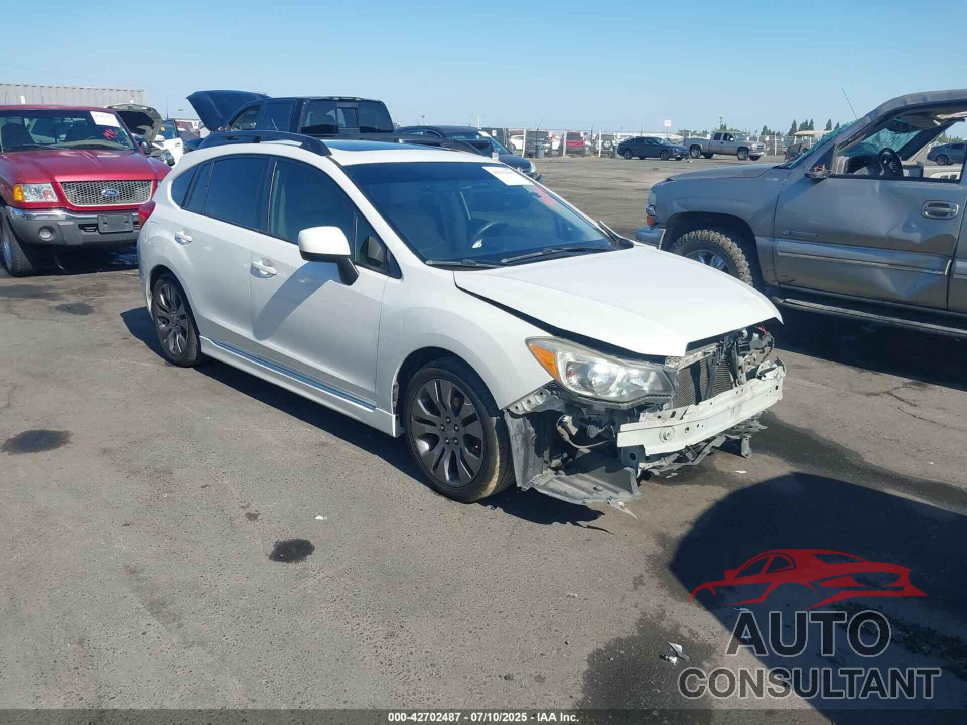 SUBARU IMPREZA 2012 - JF1GPAU67CH236333