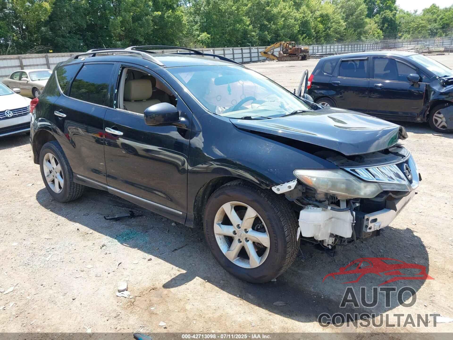 NISSAN MURANO 2010 - JN8AZ1MU3AW002891