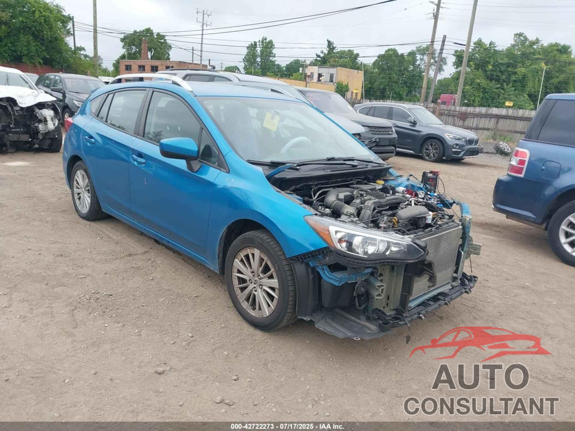SUBARU IMPREZA 2018 - 4S3GTAB68J3713449