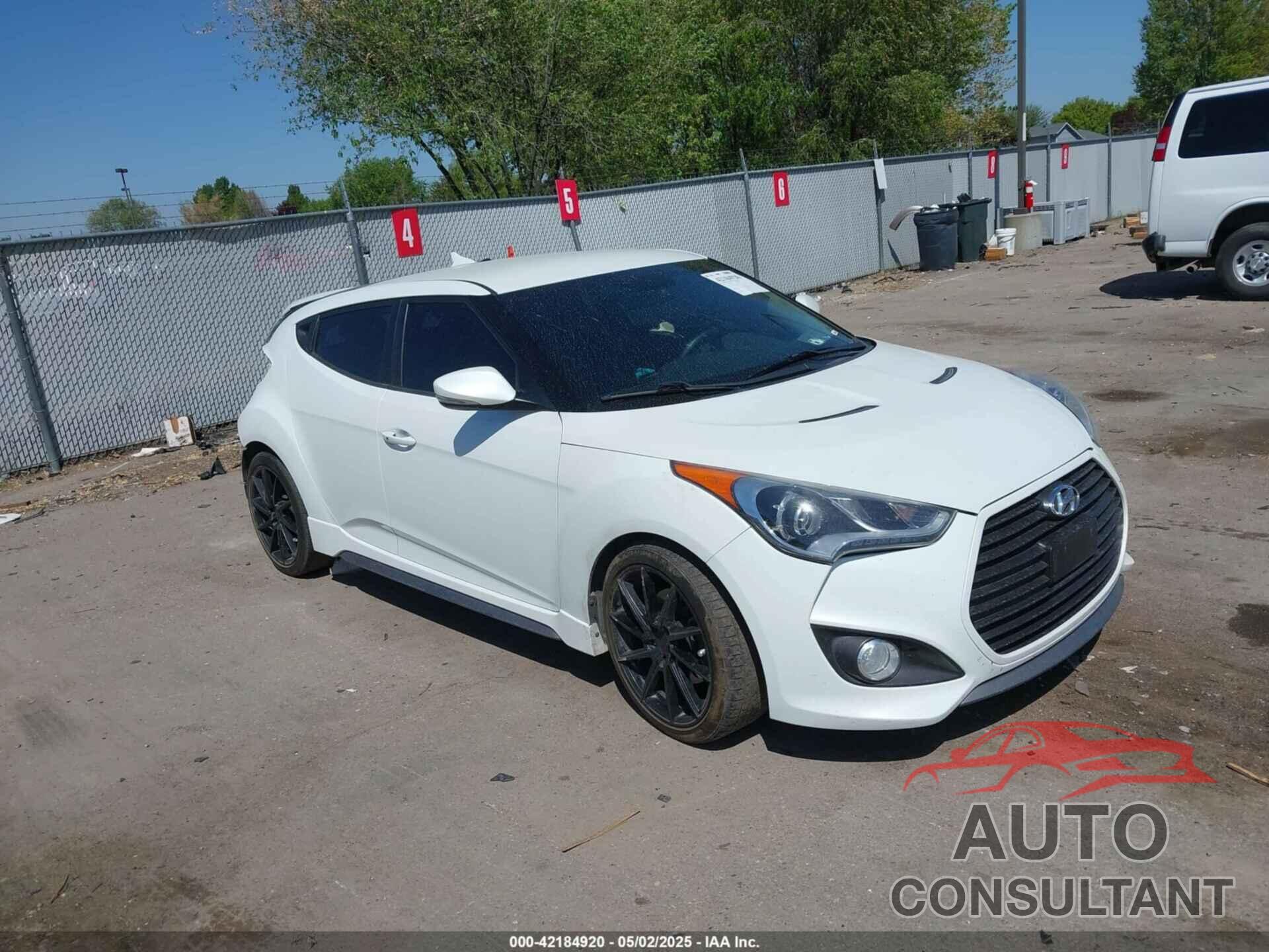 HYUNDAI VELOSTER 2015 - KMHTC6AE4FU232132