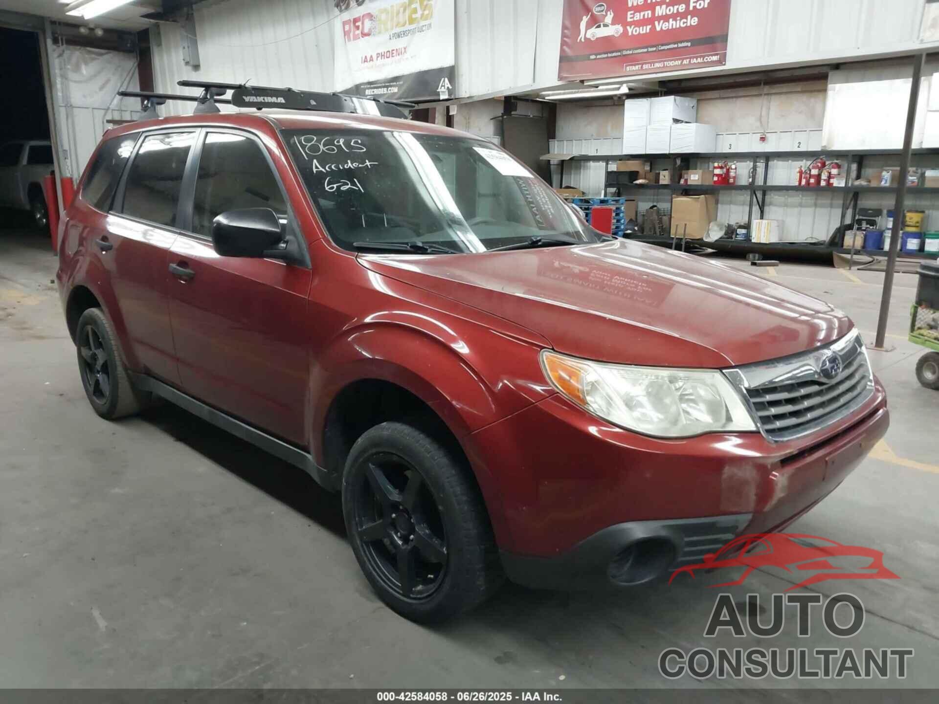 SUBARU FORESTER 2010 - JF2SH6AC7AG761308