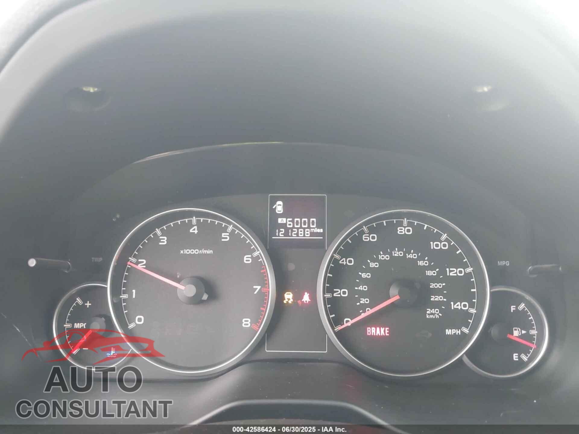 SUBARU OUTBACK 2013 - 4S4BRBCC8D1324776