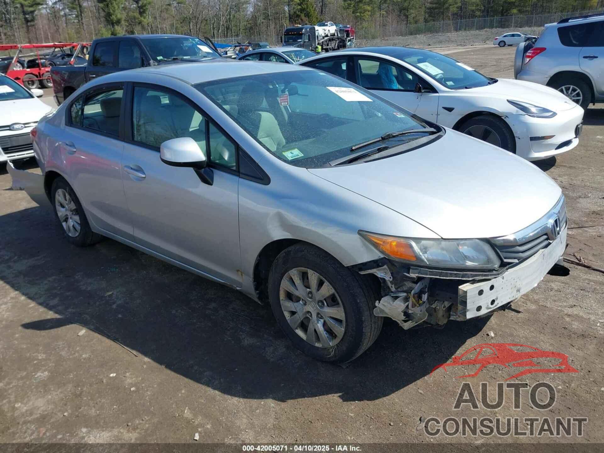 HONDA CIVIC 2012 - 2HGFB2F50CH569063