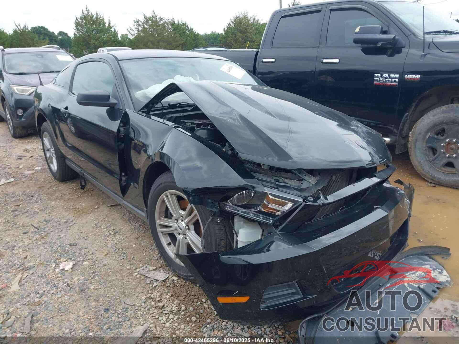 FORD MUSTANG 2012 - 1ZVBP8AM4C5285696
