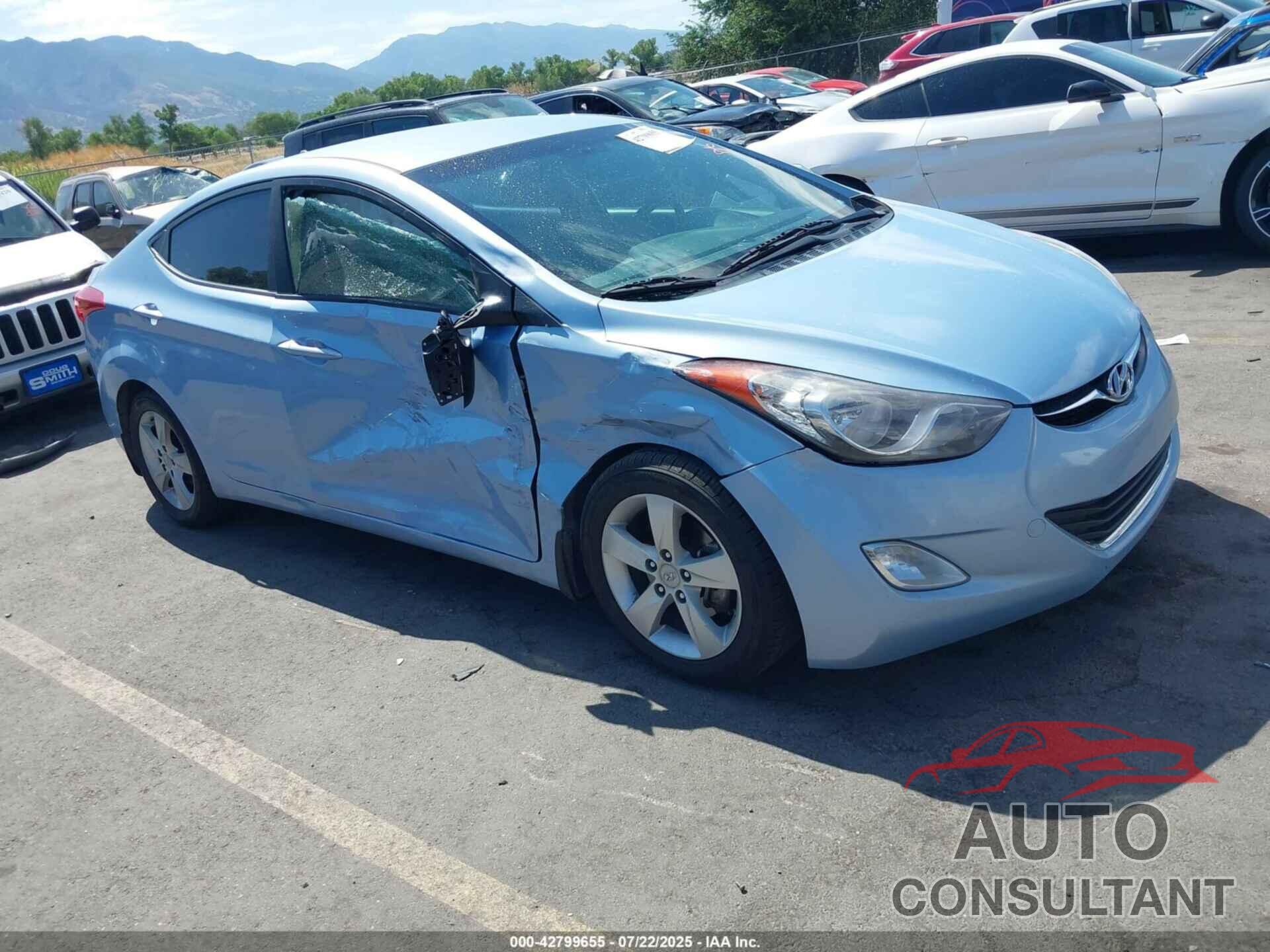 HYUNDAI ELANTRA 2013 - KMHDH4AEXDU713865
