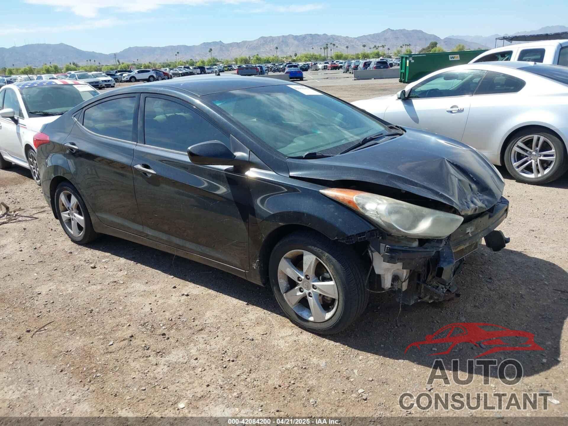 HYUNDAI ELANTRA 2013 - KMHDH4AE6DU920835