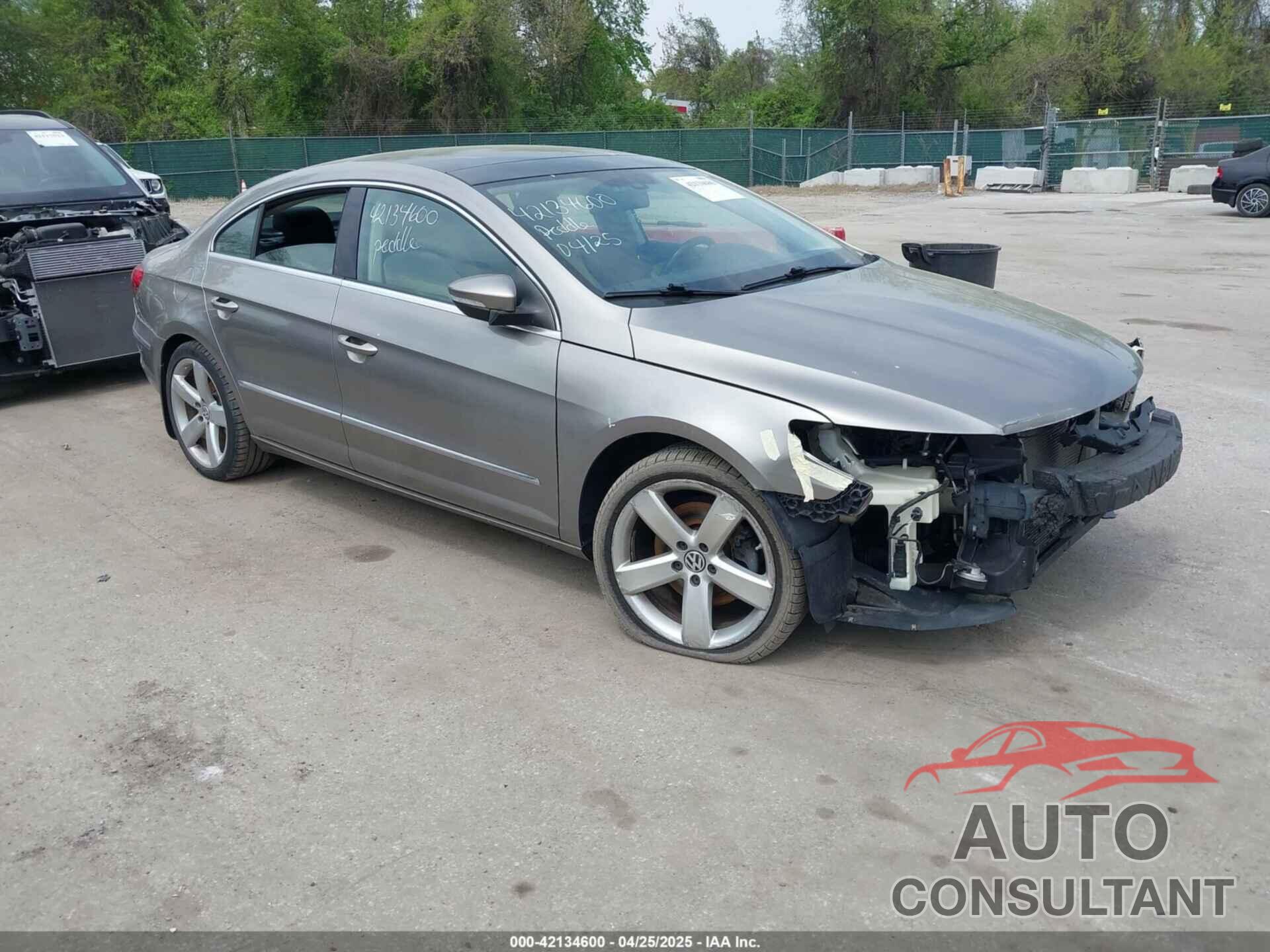 VOLKSWAGEN CC 2012 - WVWHP7AN0CE552624