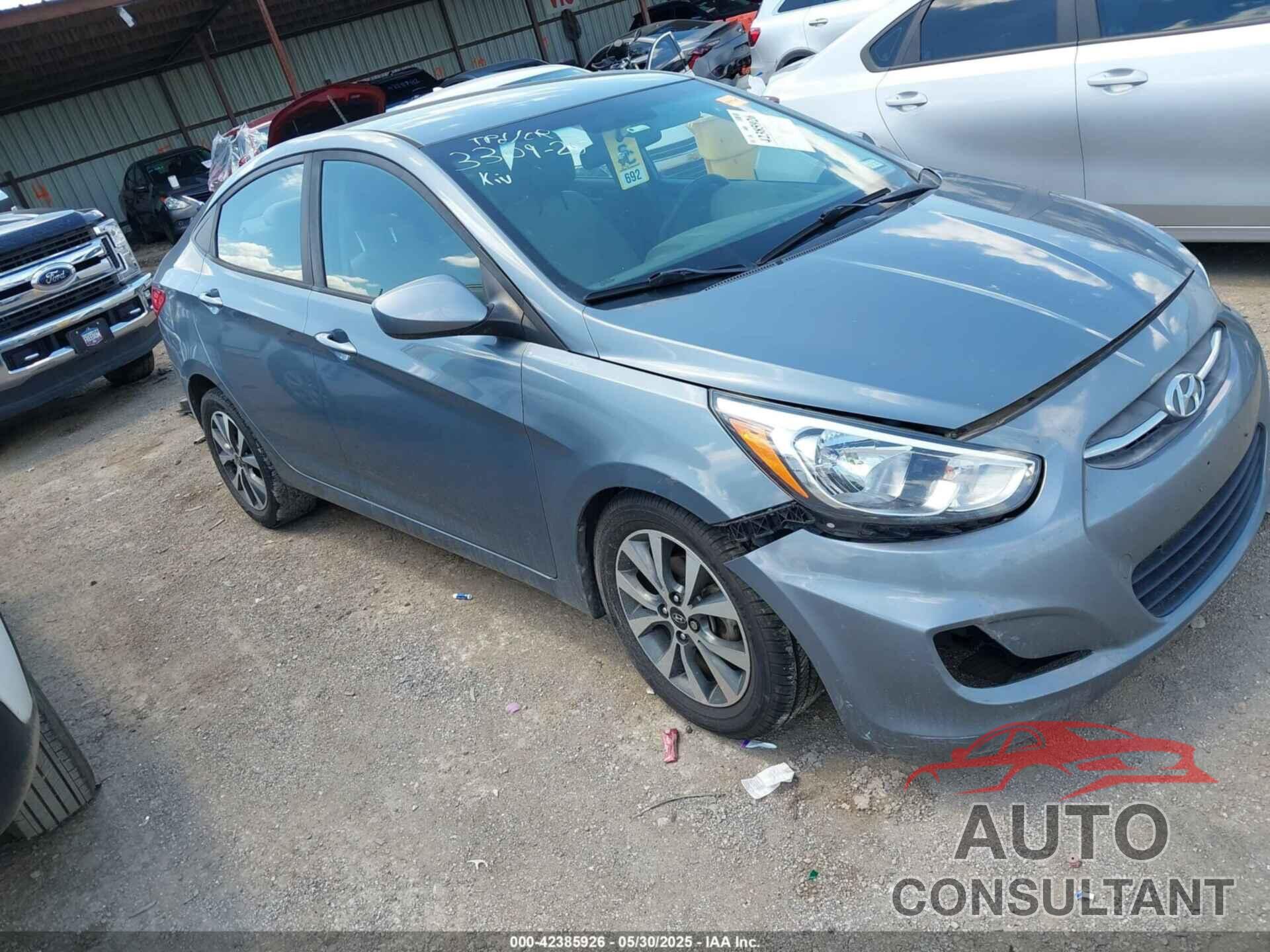 HYUNDAI ACCENT 2017 - KMHCT4AE5HU353906