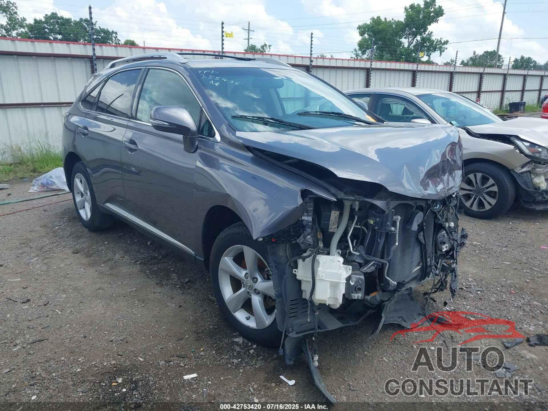 LEXUS RX 350 2013 - 2T2BK1BA5DC215914