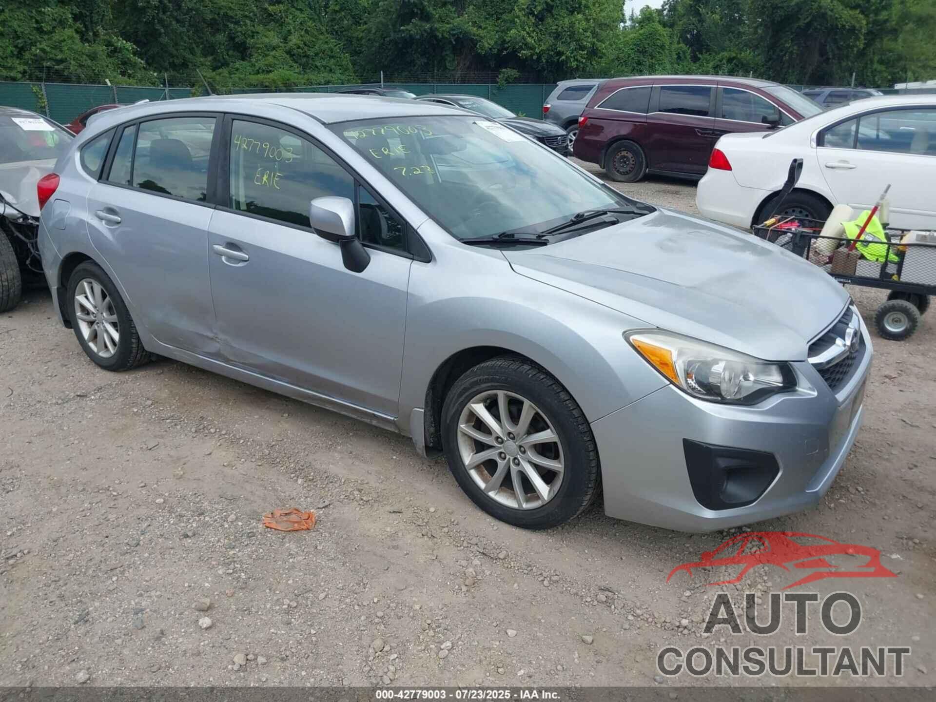 SUBARU IMPREZA 2013 - JF1GPAC60DH202205