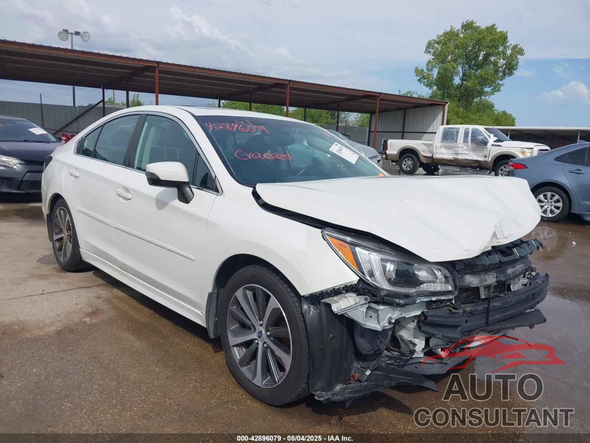 SUBARU LEGACY 2015 - 4S3BNBN62F3035729