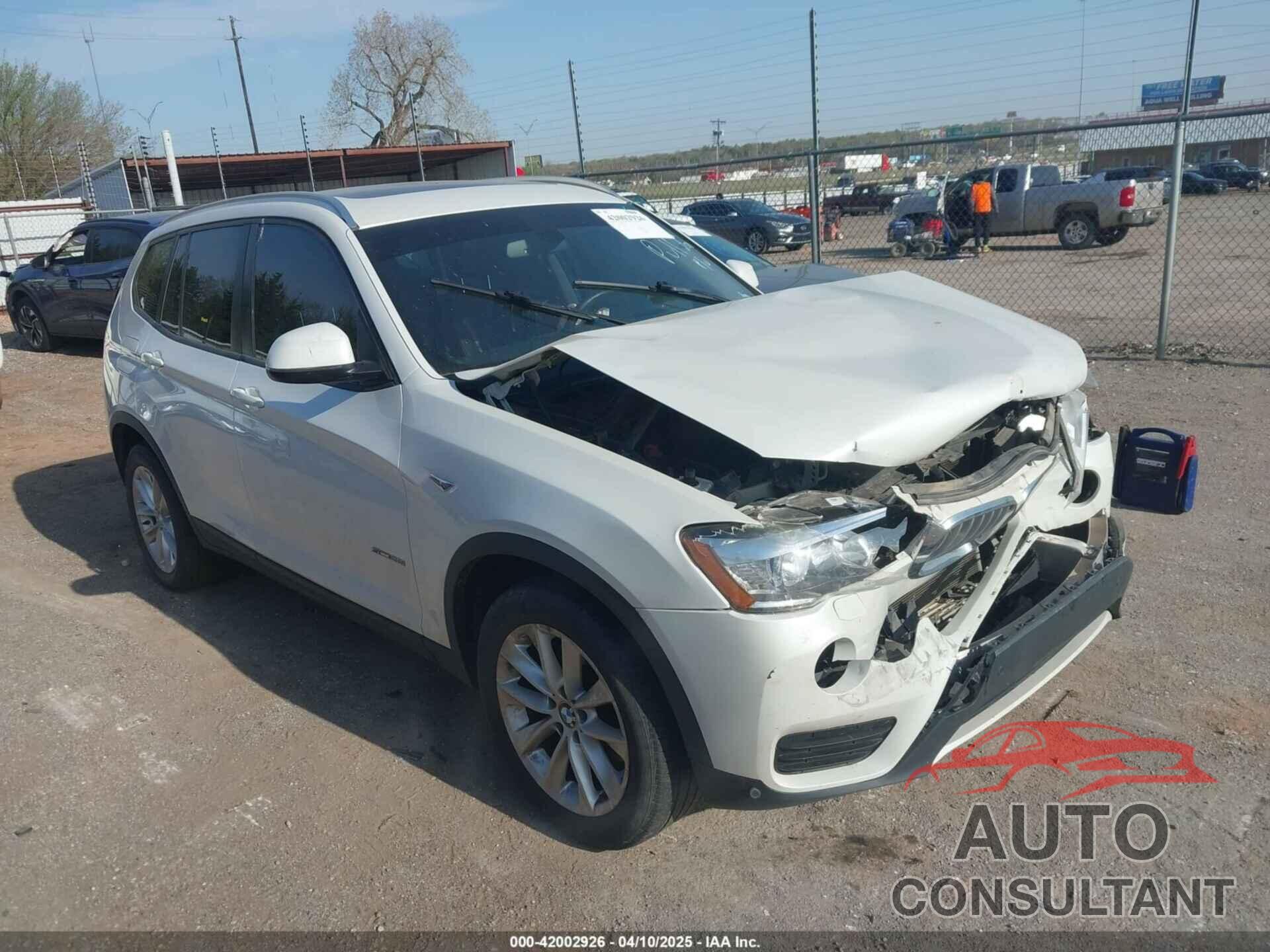 BMW X3 2017 - 5UXWZ7C32H0V88136